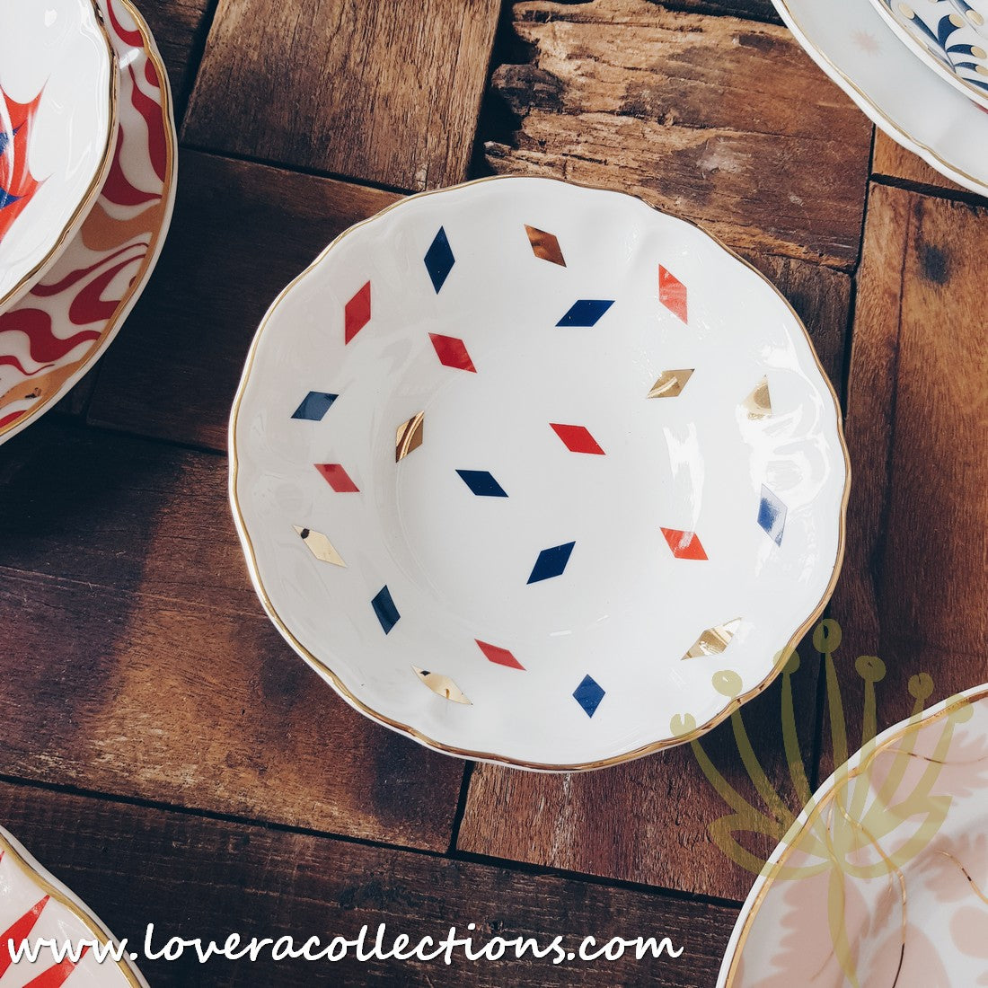 Bitossi Italy Abracadabra Dinnerware Set by La Tigre - Premium Ceramic Plates & Bowls for Elegant Dining, Perfect for Dinner Parties & Home Decor