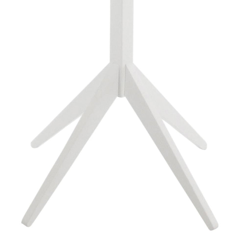 Premium MASCOT White Coat Hanger - Heavy Duty Wooden Clothes Hanger for Jackets, Coats & Suits - Perfect for Closet Organization & Wardrobe Storage