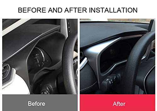 Premium ABS Matte Dashboard Panel Cover Trim for Toyota RAV4 XA50 (2019-2023) - Interior Car Accessories | Perfect Fit for LHD Models | Upgrade Your Vehicle's Center Console Style