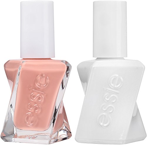 Essie Gel Couture Longwear Nail Polish + Top Coat Kit in Sew Me - 0.46 fl oz | Professional Salon-Quality Manicure at Home | Perfect for Weddings, Parties & Everyday Wear