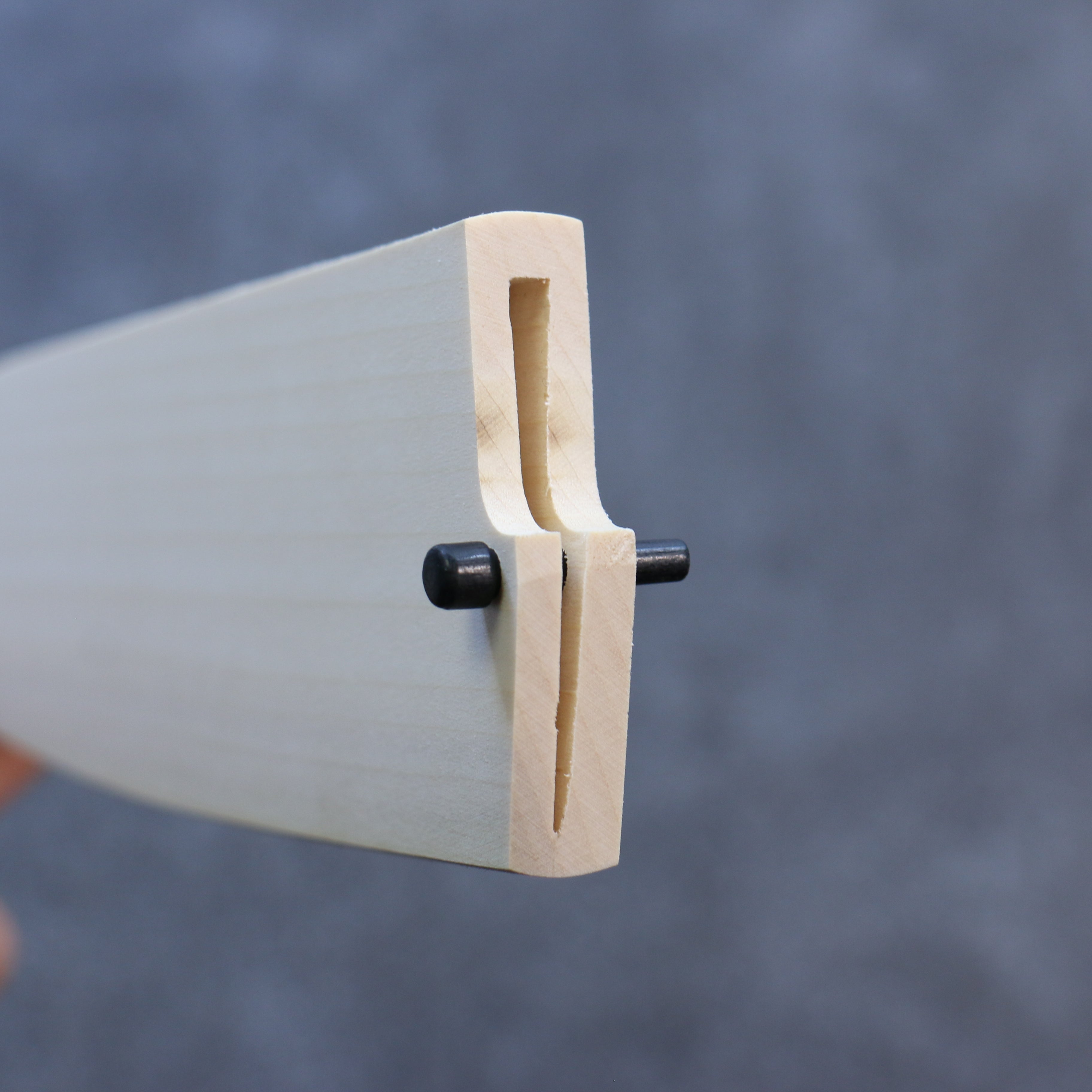 Premium 165mm Santoku Knife Sheath - Magnolia Wood & Plywood Pin - Perfect for Kitchen Storage, Travel, and Gift Giving