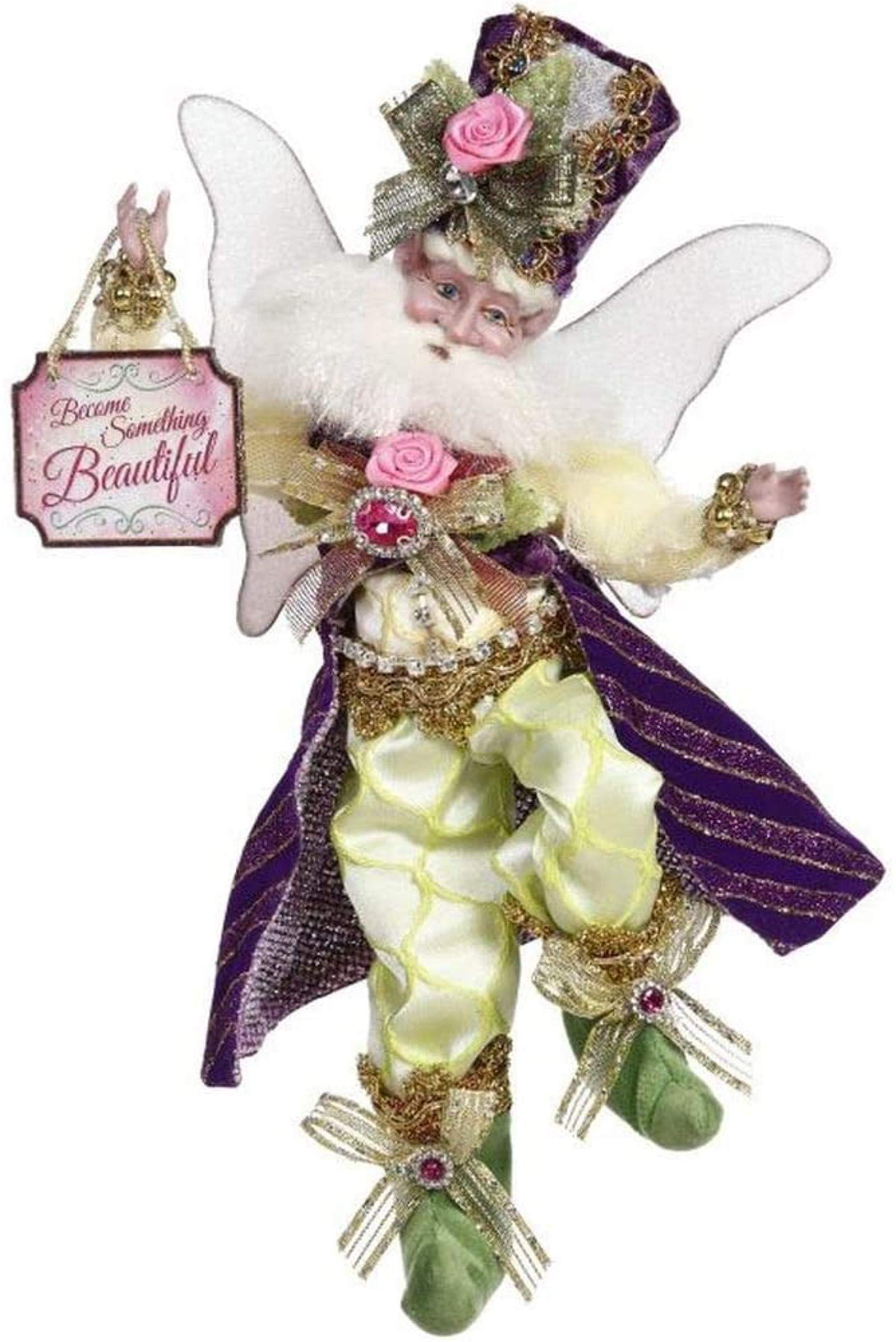 Mark Roberts 2021 Butterfly Boy Fairy Figurine - 11 Inch Small Collectible Statue for Home Decor, Gift & Fairy Garden Display