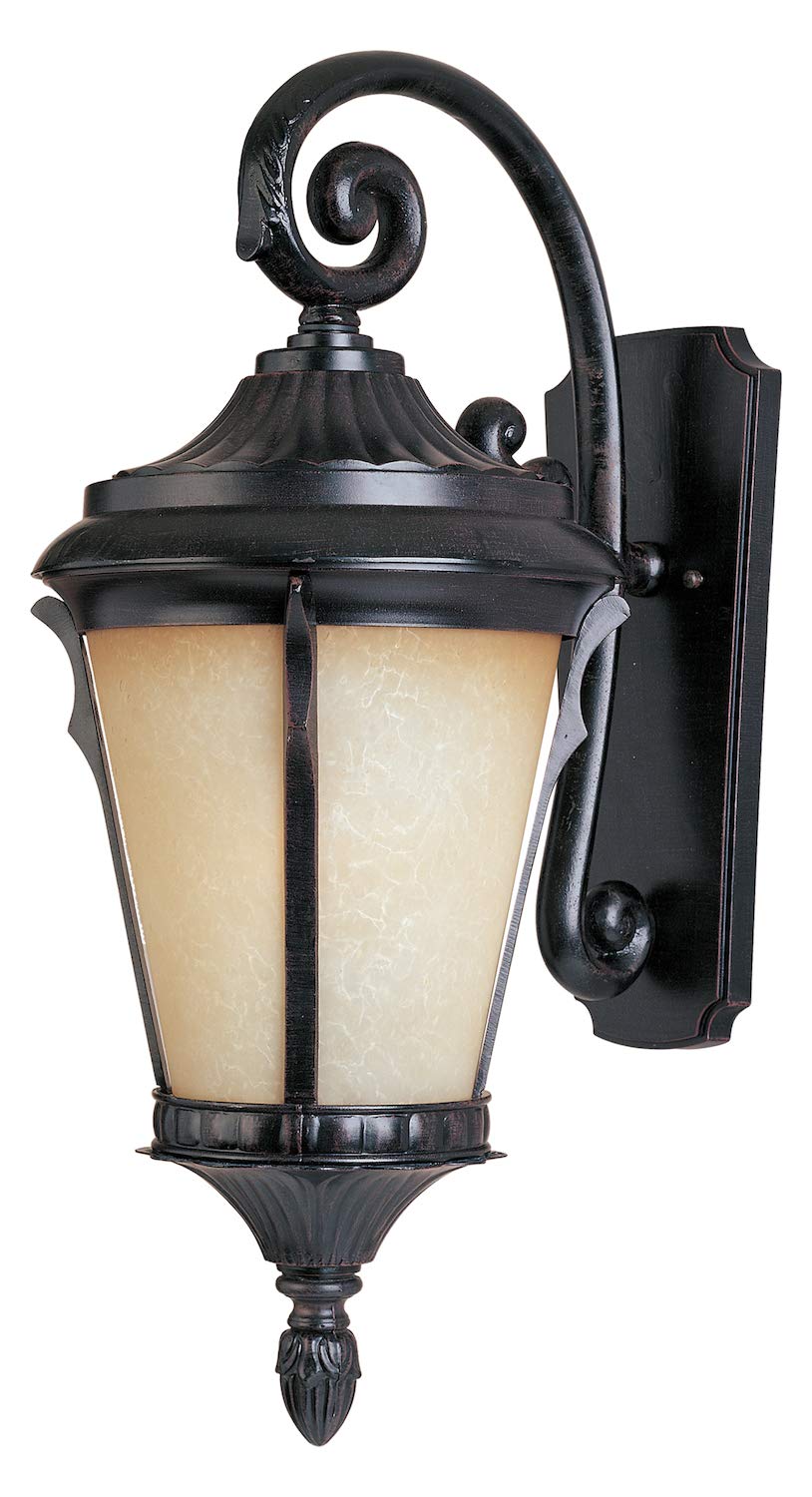 Vintage Style One Light Latte Glass Espresso Wall Lantern - Perfect for Cafe, Restaurant, and Home Decor Lighting