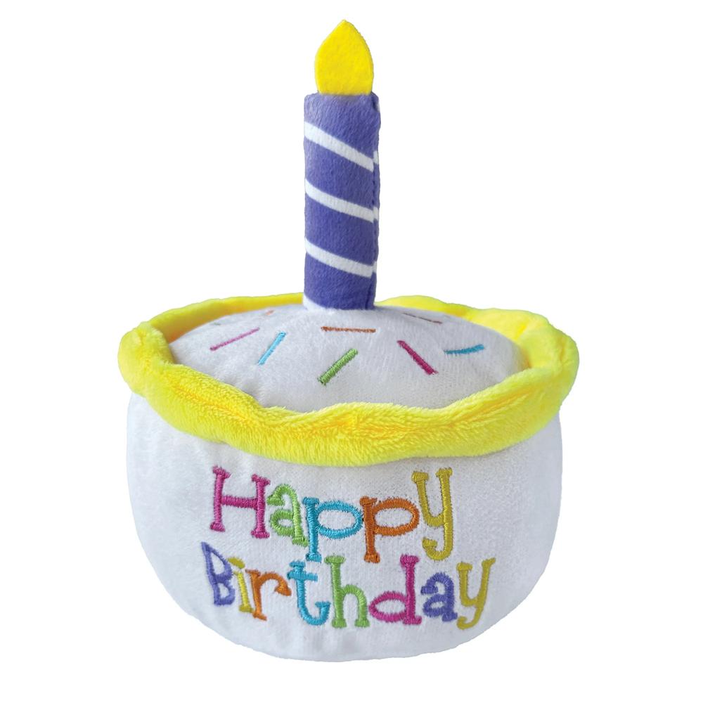 Birthday Cake Dog Plush Toy - Cute Stuffed Animal for Kids & Pet Lovers | Perfect Gift for Birthdays, Parties & Home Decor