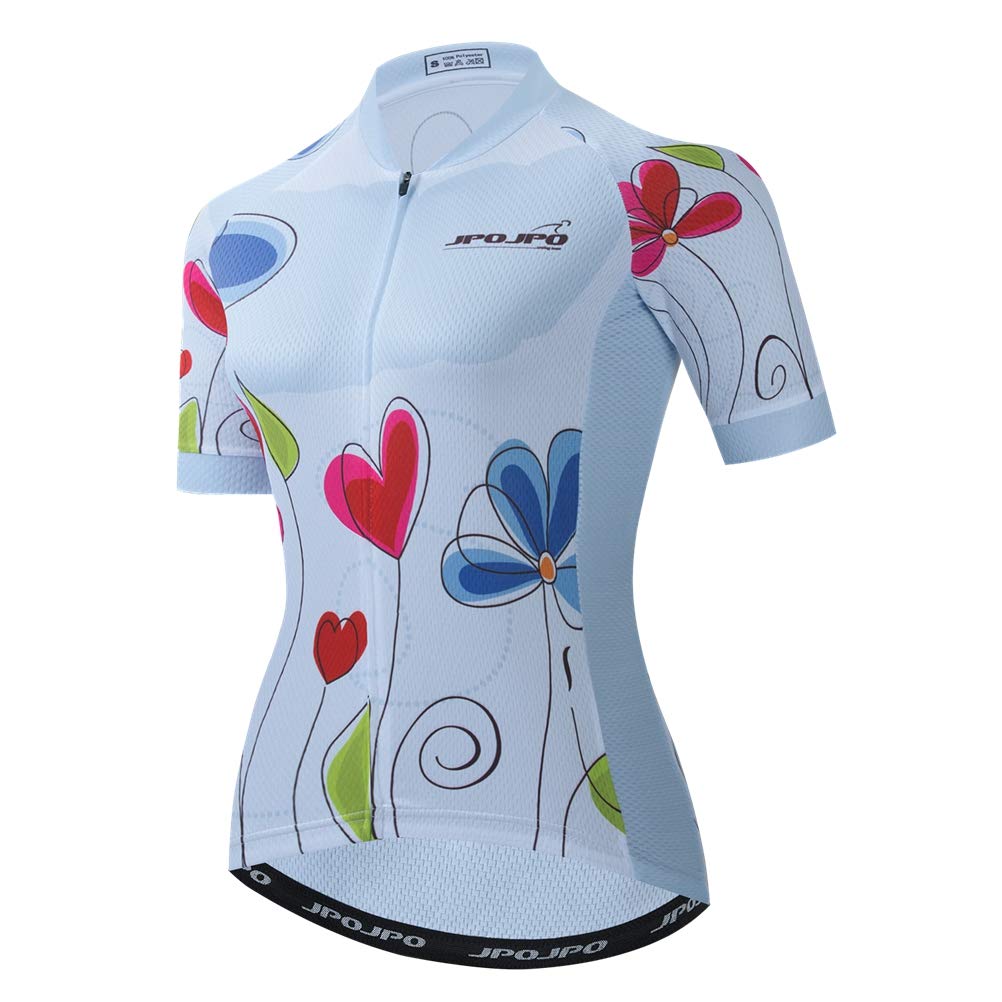 Women's Cycling Jersey - Breathable Short Sleeve Bike Top for Summer MTB & Road Biking - Perfect for Outdoor Cycling, Commuting & Fitness Training