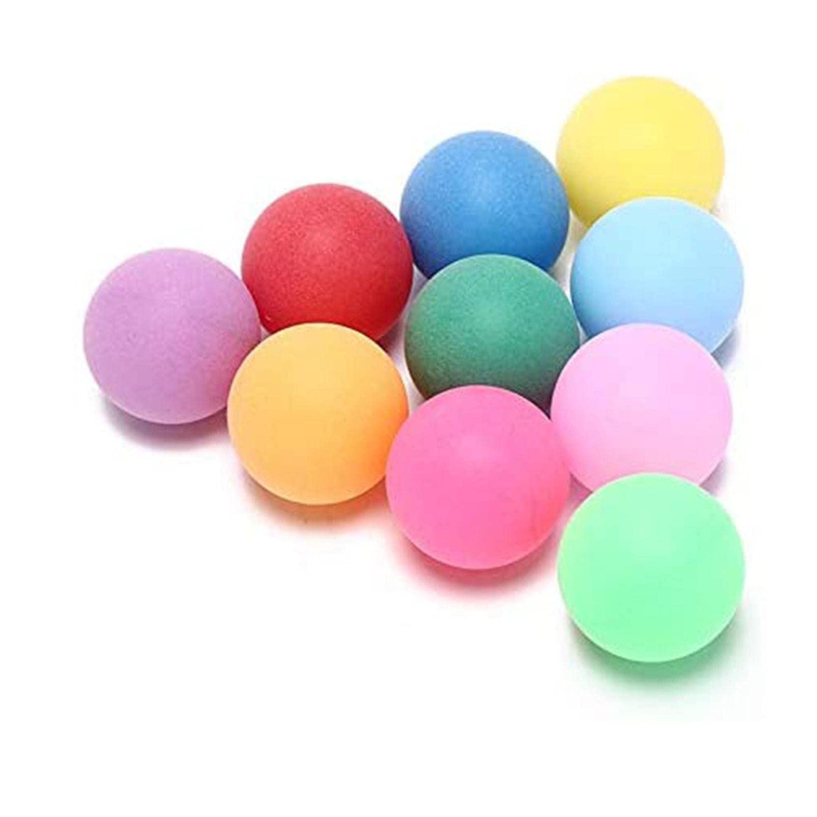 50-Pack Multicolor 40mm Ping Pong Balls - Fun Table Tennis Game Balls for Kids, Party Decorations, Arts & Crafts, Pet Toys - Perfect for Indoor Games, Birthday Parties & Learning Activities
