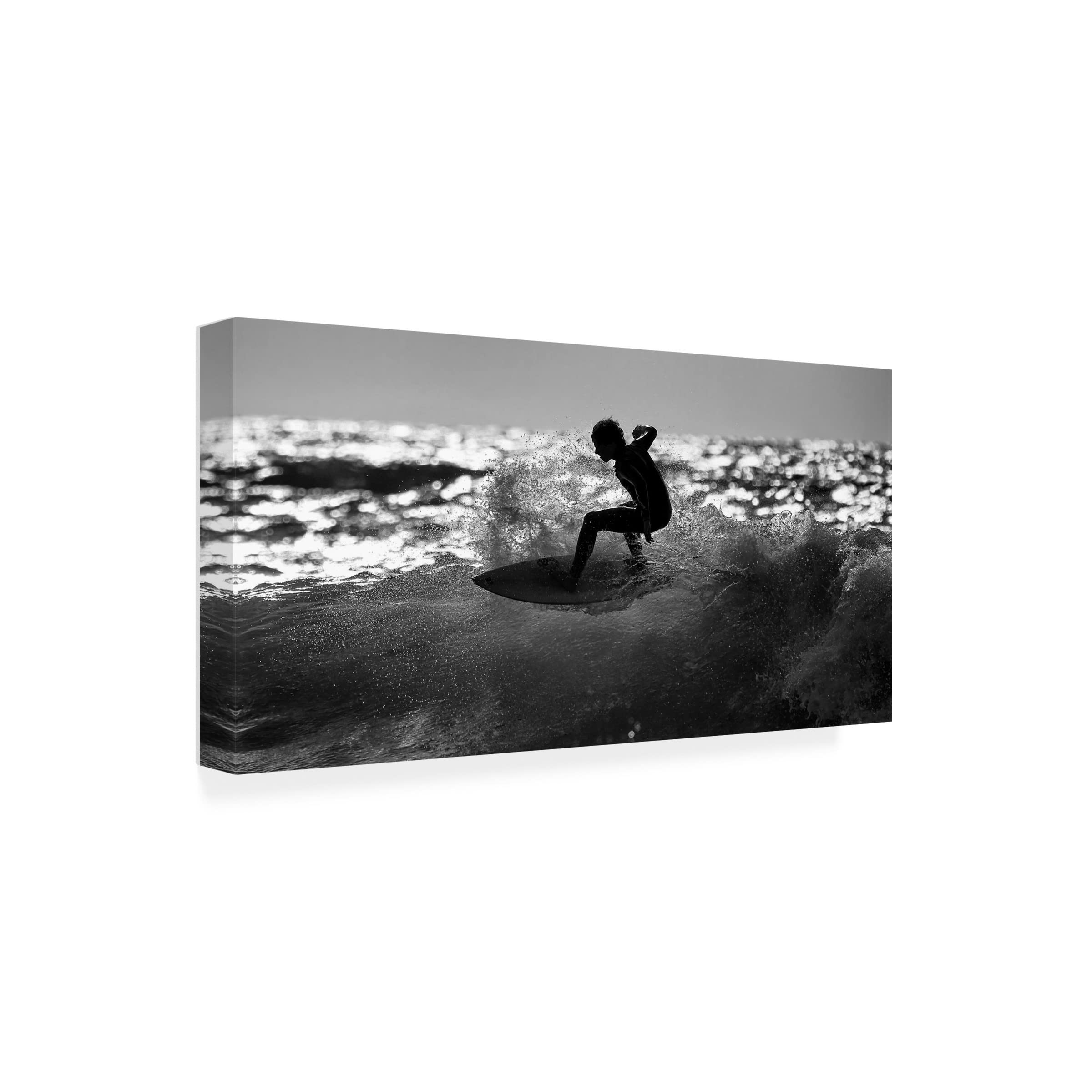 Trademark Fine Art 'Ride' Canvas Wall Art by Eyal Bussiba - Modern Abstract Painting for Living Room, Bedroom & Office Decor