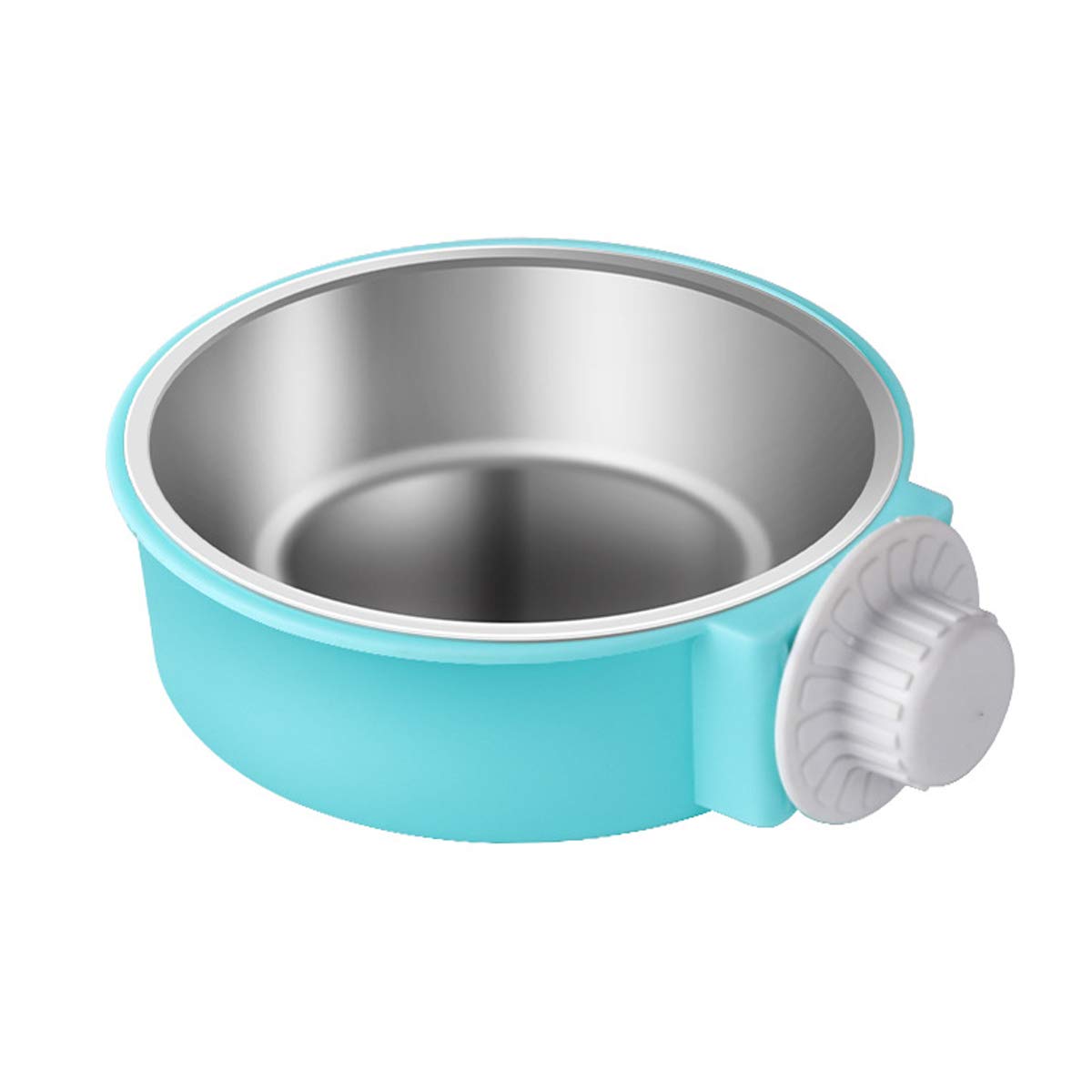 Greeney Removable Dog & Cat Food Bowl - Stainless Steel Pet Feeder for Cages, Crates & Travel - Perfect for Puppies, Kittens & Adult Pets at Home or On the Go
