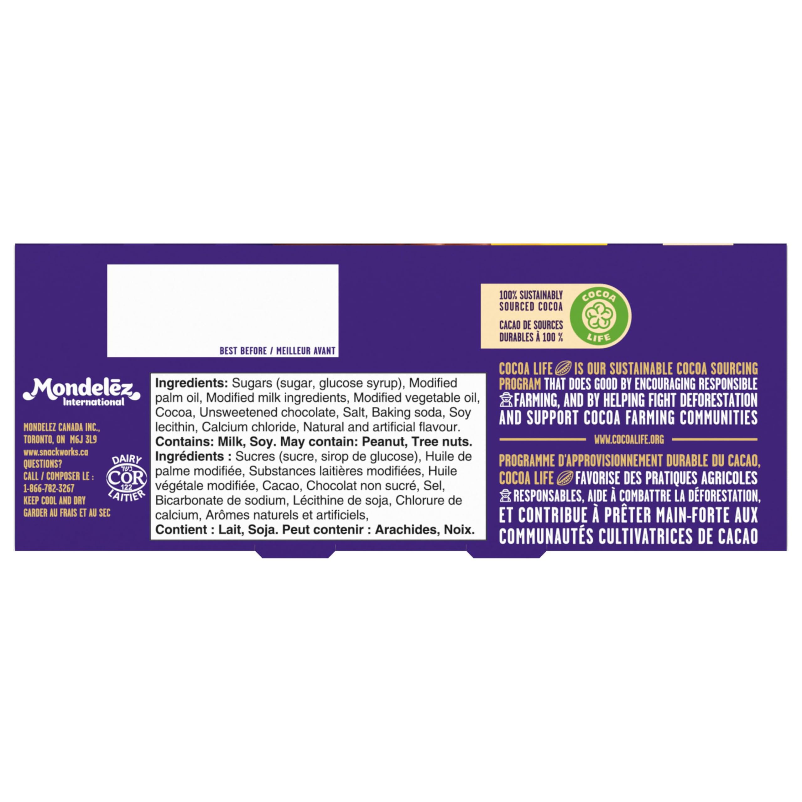Cadbury Crunchie Full Size Chocolate Candy Bars - 44g Each, Pack of 24 - Individually Wrapped Halloween Treats for Parties, Trick-or-Treating & Gift Baskets | Delicious Honeycomb Toffee Chocolate Snacks
