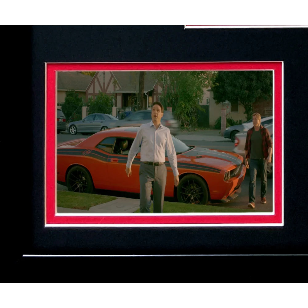 Ralph Macchio Signed Cobra Kai Movie Car License Plate - Framed BAS Autographed Karate Kid Memorabilia - Perfect for Home Theater Decor, Man Cave Display & Movie Fan Gift
