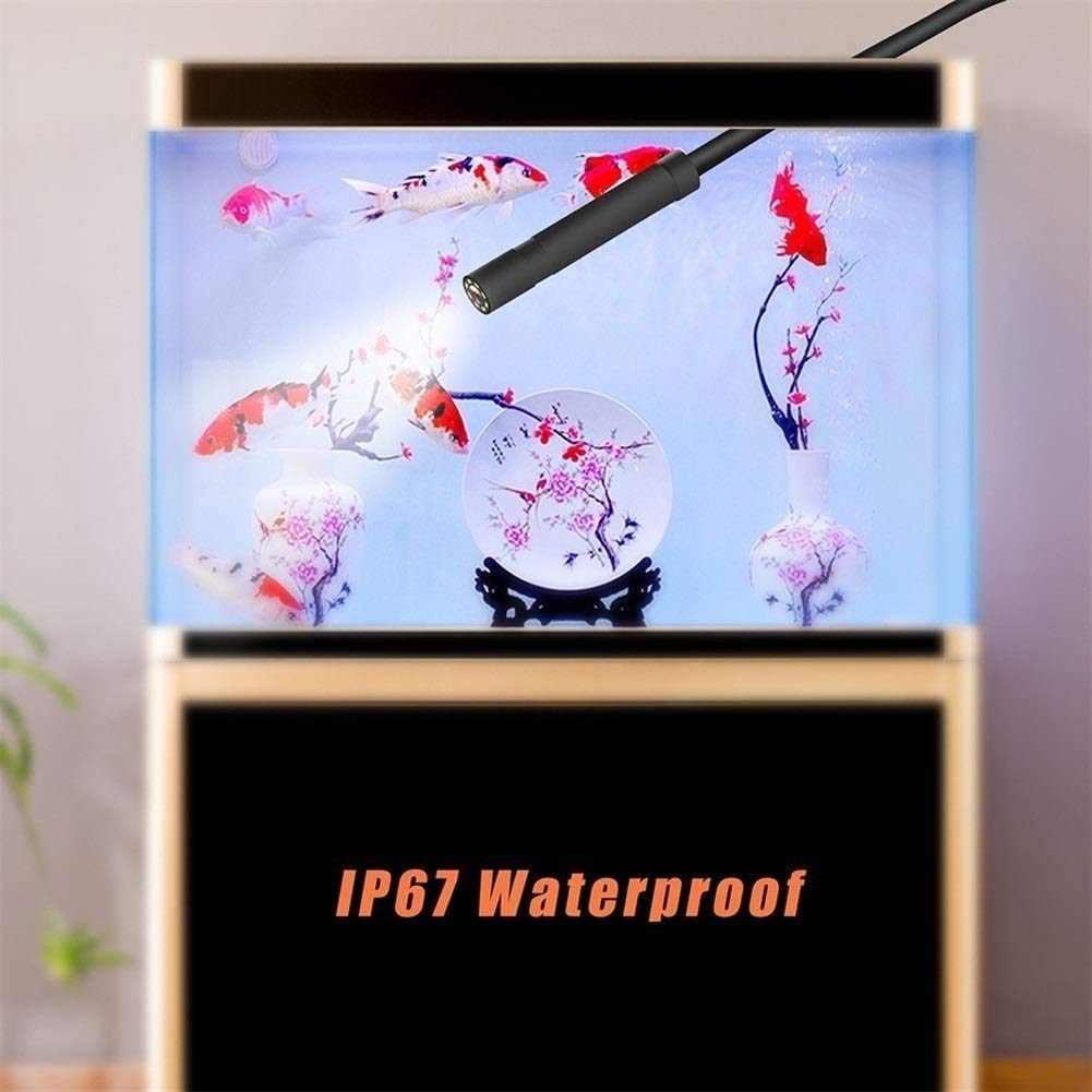 Portable Handheld Industrial Endoscope Camera - IP67 Waterproof, 8mm Lens, 4.3-Inch LCD Display, 1920x1080p HD Video - Ideal for Drain Inspection, Plumbing, HVAC & Automotive Maintenance