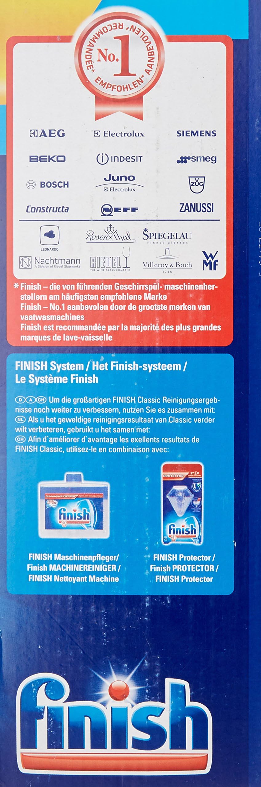 Finish Dishwasher Detergent Tablets Classic - 110 Count | Powerful Cleaning for Dishes, Glasses & Silverware | Perfect for Daily Dishwashing & Heavy Loads