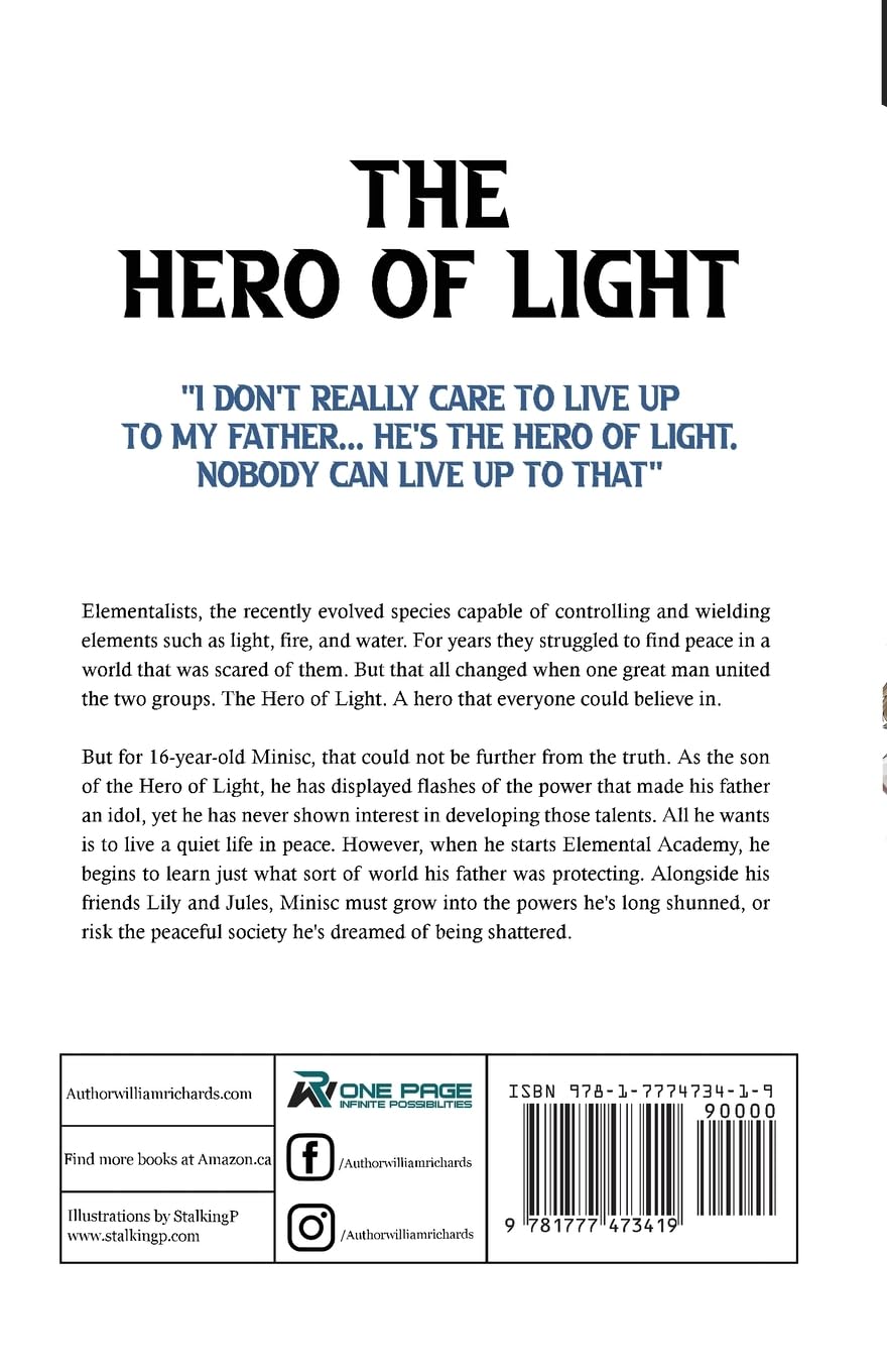 Elements: Volume 1 (Light Novel) The Hero of Light - Fantasy Adventure Book Series | Perfect for Anime Fans & Young Adult Readers | Great Gift for Fantasy Lovers