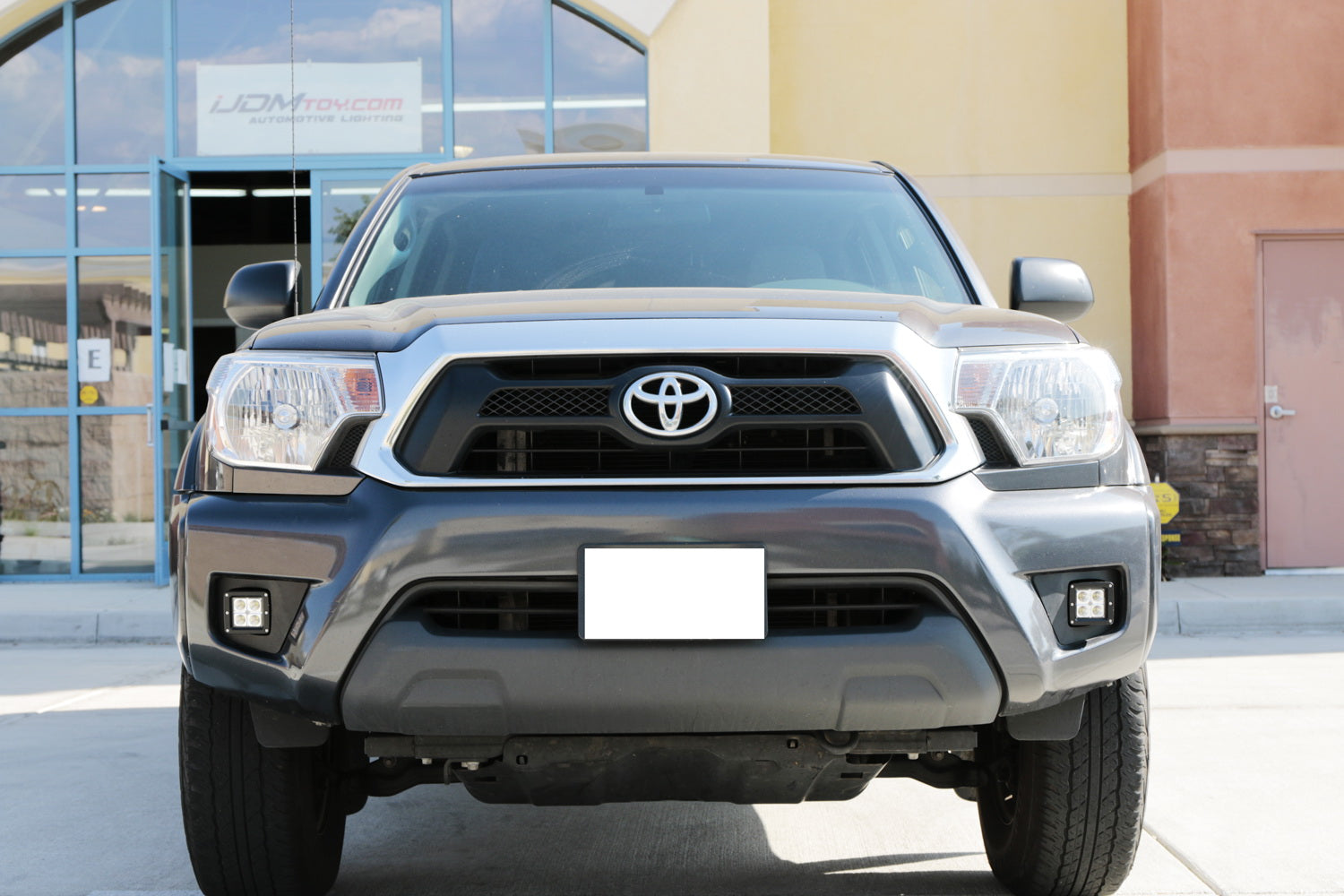 40W CREE Cubic LED Fog Lights with Mounting Bracket, Bezel & Wiring Kit - Compatible with 2012-2015 Toyota Tacoma | Off-Road, Night Driving & Foggy Weather Use