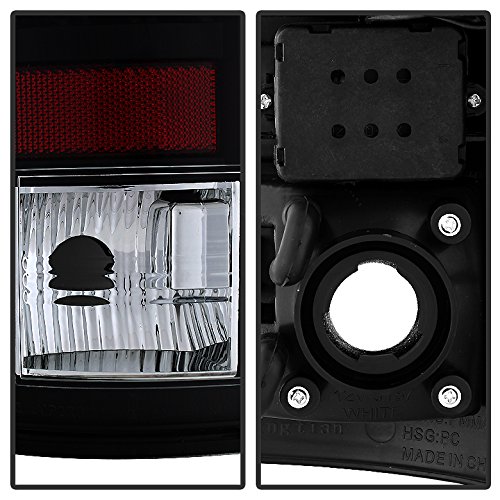 Dodge Ram 1500 2007-2008 2500 3500 07-09 LED Tail Lights - Euro Style Red Rear Brake Lamps for Improved Visibility & Safety at Night Driving