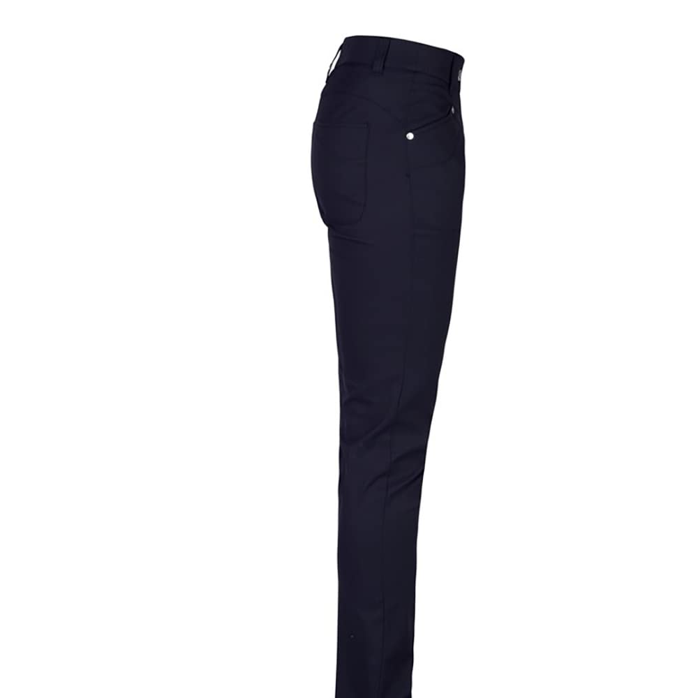 Men's Daily Sports Lyric Navy Blue Casual Pants - 32