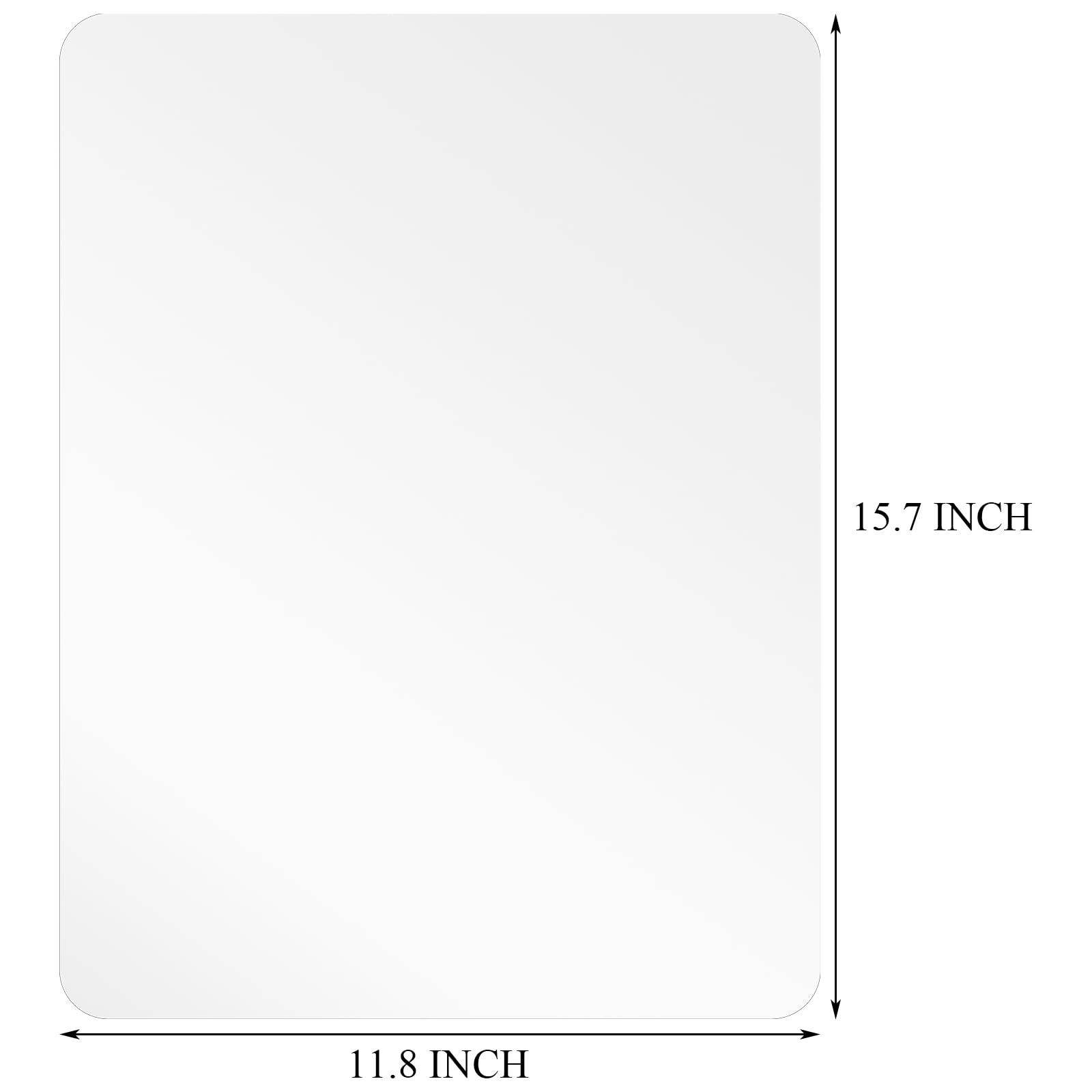 Fasmov 36 Pack Clear Plastic Placemats - Heat Resistant Table Mats for Dining Room, Kitchen & Office (15.7 x 11.8 Inch) - Perfect for Daily Meals, Parties & Home Decor