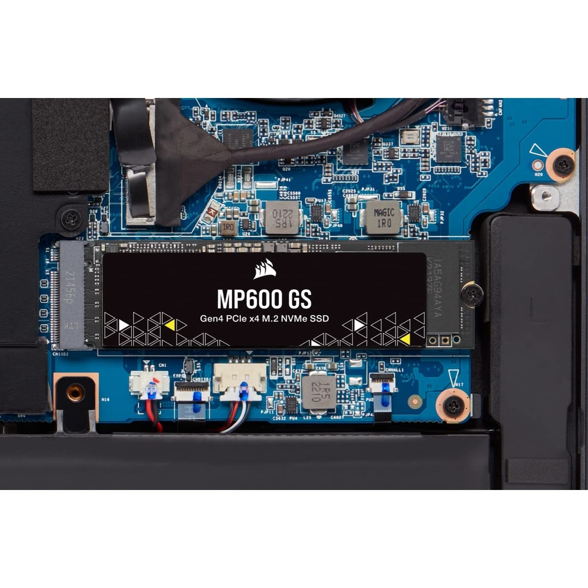 Corsair MP600 GS 1TB PCIe Gen4 x4 NVMe M.2 SSD - High-Speed Gaming SSD with 4800MB/s Read - TLC NAND - M.2 2280 - DirectStorage Ready - Compatible with PS5, Laptops & Desktop PCs - Perfect for Gaming, Video Editing & Workstations
