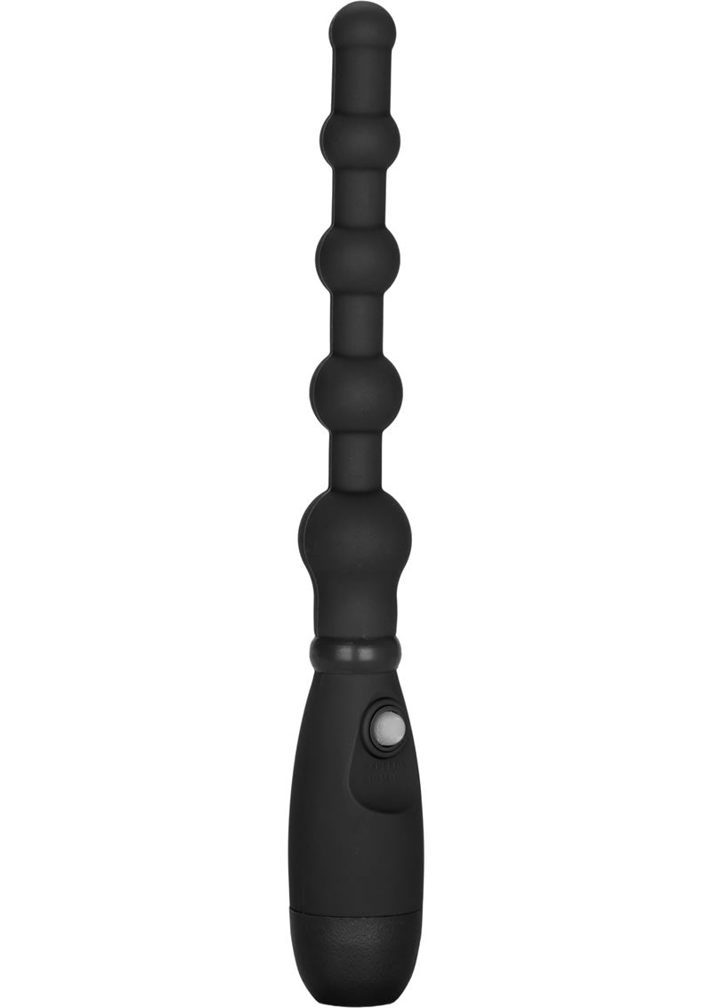 Booty Call Booty Flexer Silicone Beaded Butt Plug - Black | Anal Training & Sensual Play for Couples & Solo Pleasure