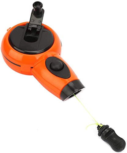Utoolmart Professional Automatic Rewinding Chalk Line - 8M Carpentry Ink Drawing Marker with Plastic & Steel for Precision Marking | Ideal for Construction, Woodworking & DIY Projects