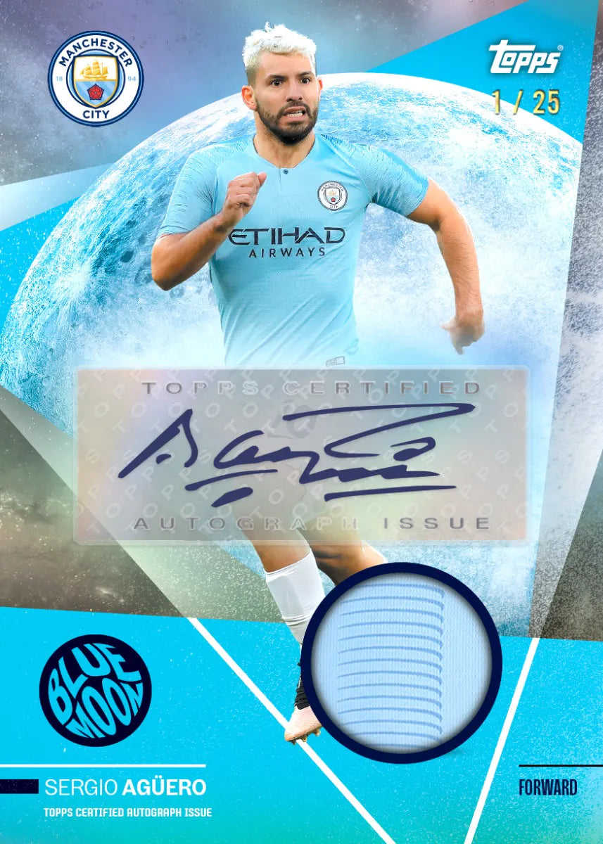 Official Topps Manchester City FC 2023/2024 Team Set - Collectible Soccer Trading Cards for Fans and Gift Ideas