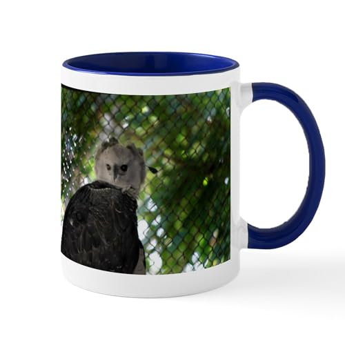 White/Navy Inside - Harpy Eagle Mug