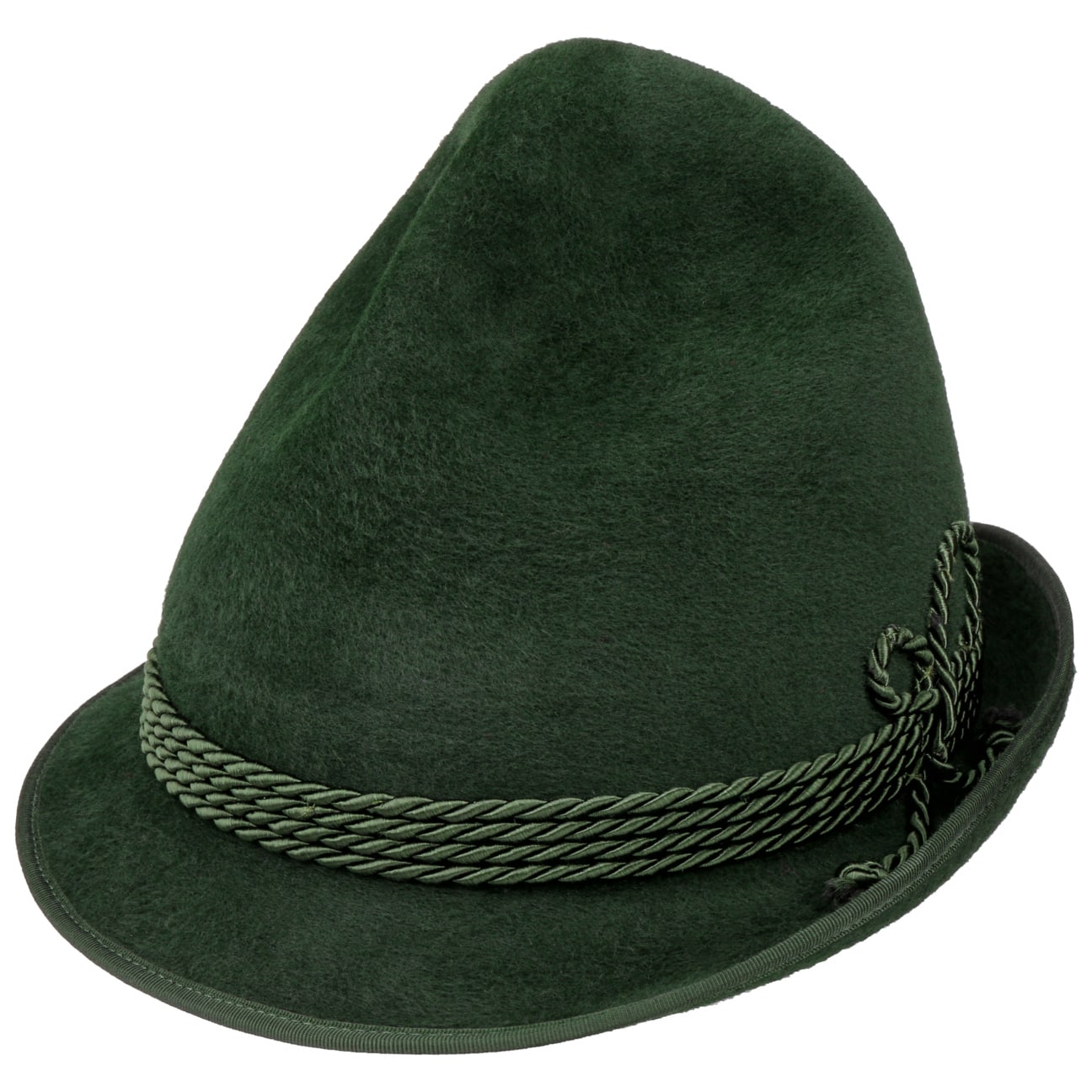 Premium Allgäu Traditional German Loden Wool Three-Pointed Hat by Lodenhut Manufaktur - Authentic Alpine Style for Outdoor Adventures, Oktoberfest & Winter Fashion