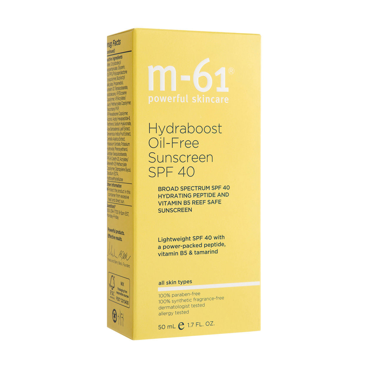 Hydraboost Oil Free Sunscreen SPF 40 - Lightweight Moisturizing Face Sunscreen for Daily Use, Non-Greasy & Non-Comedogenic - Perfect for Sensitive Skin & Outdoor Activities