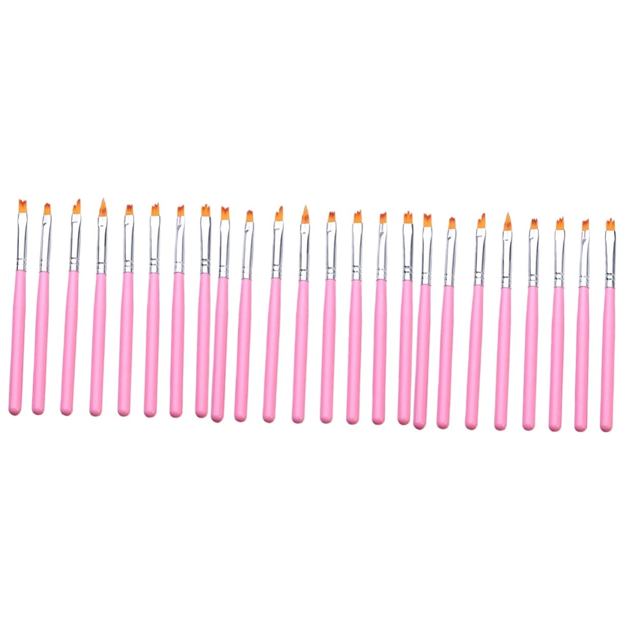 Lurrose 8-Piece Acrylic Nail Brush Set - Professional Nail Art Tools Kit with Builder Gel for Acrylic Nails, Manicure, UV Gel Application - Perfect for Salon, Home Use & Nail Art Design