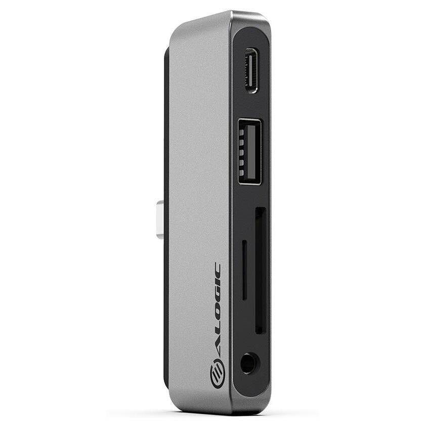 ALOGIC USB C Hub with Card Reader - 4-in-1 Multiport Adapter for MacBook Pro/Air, iPad Pro, Chromebook - SD/TF Card Slot, USB 3.0 Ports | Perfect for Travel, Photography & Office Work
