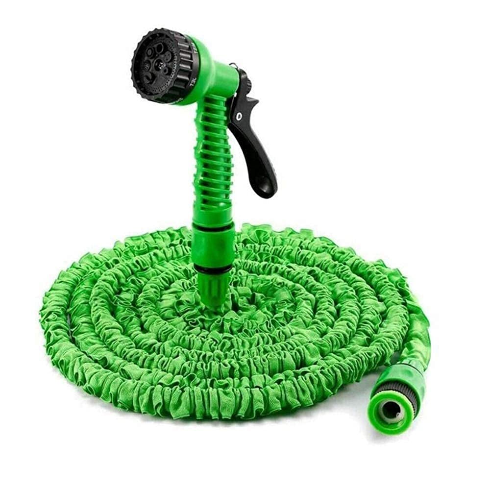 Expandable Garden Hose 50FT/100FT - Lightweight Auto Extending Water Hose for Car Washing, Lawn Watering, Gardening & Outdoor Cleaning | Portable, Durable & Easy Storage (Blue/Green) | Perfect for Backyard, Patio & RV Use
