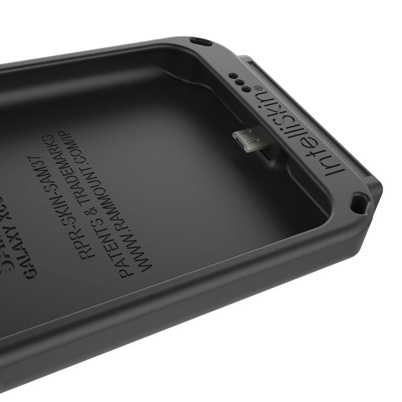 IntelliSkin® Protective Case for Samsung Xcover 4 (RAM GDS SKIN SAM37) - Shockproof & Durable Phone Cover for Outdoor Work, Construction, and Adventure Activities