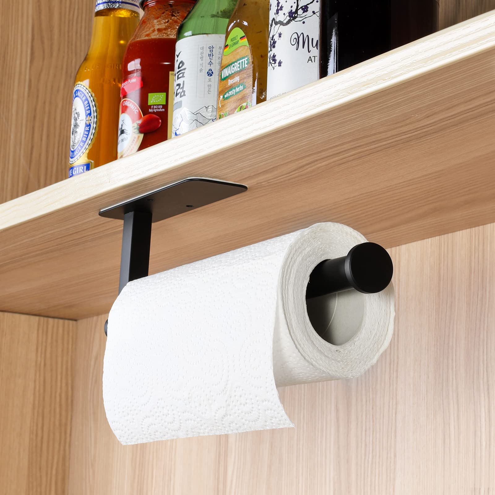 No Drill Under Cabinet Paper Towel Holder - 12