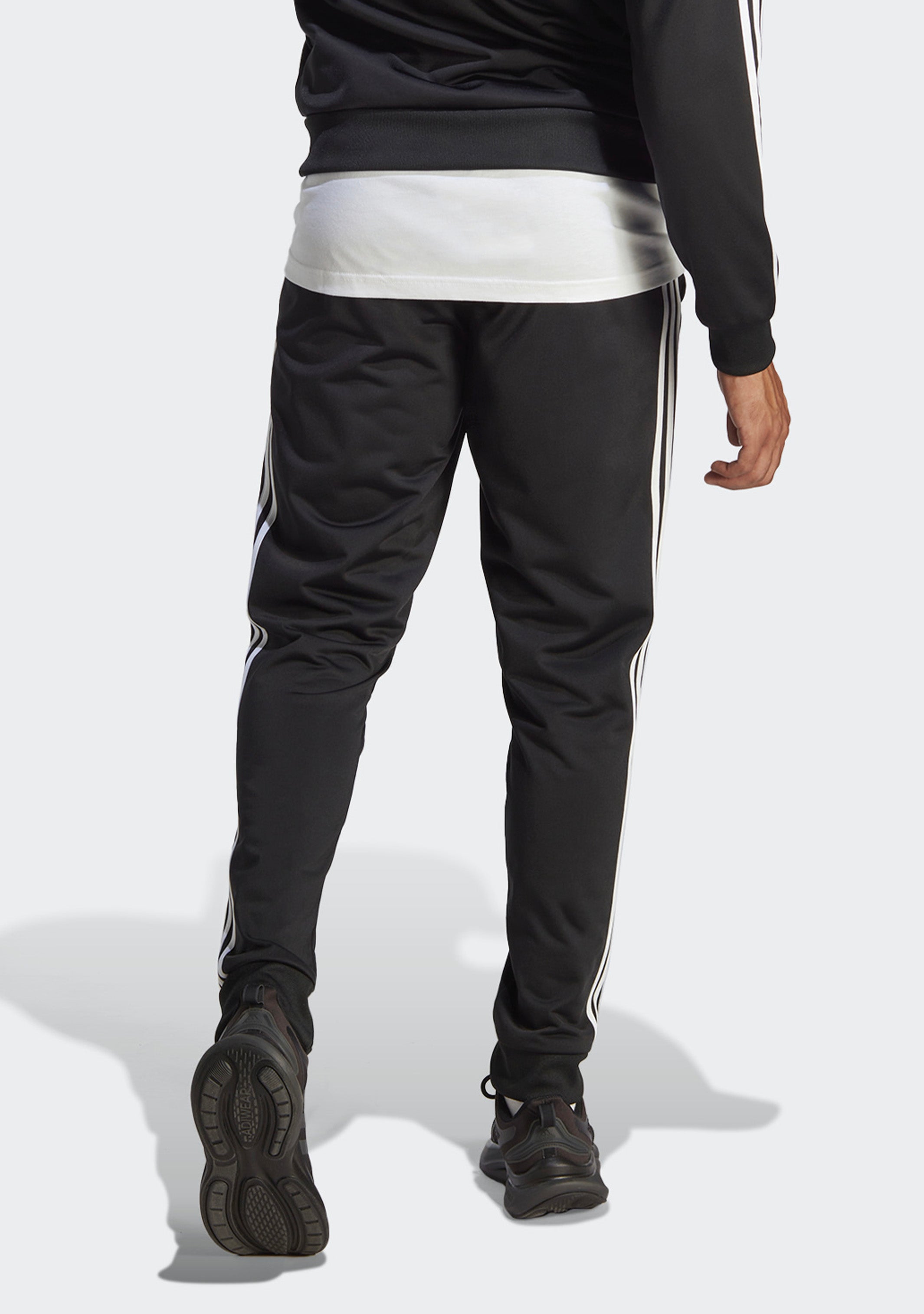 Adidas Men's Primegreen Essentials 3 Stripes Track Pants - Lightweight Athletic Joggers for Running, Gym & Casual Wear - Eco-Friendly Recycled Polyester Sweatpants