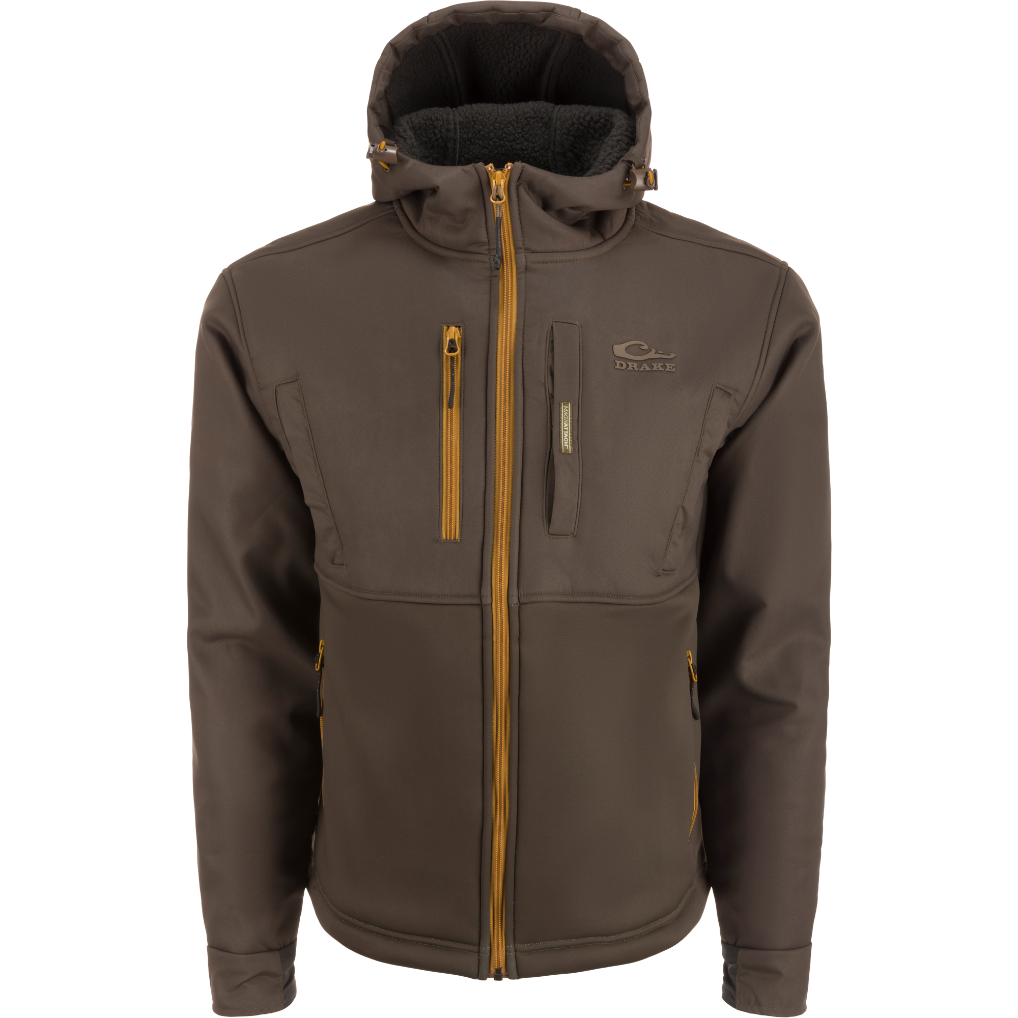 MST Hole Shot Hooded Windproof Eqwader Full Zip Jacket - Waterproof & Breathable Fishing Jacket for Men - Ideal for Outdoor Activities, Hiking, and Cold Weather Protection