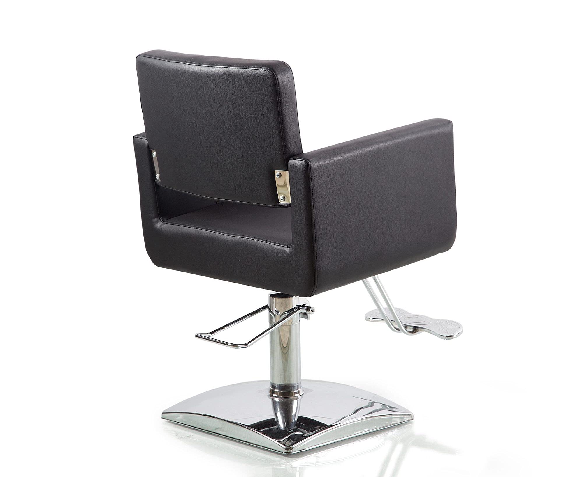 Professional Salon Barber Chair - Heavy Duty Black Hydraulic Styling Chair for Hairdressing & Spa - Perfect for Barber Shops, Salons & Home Use