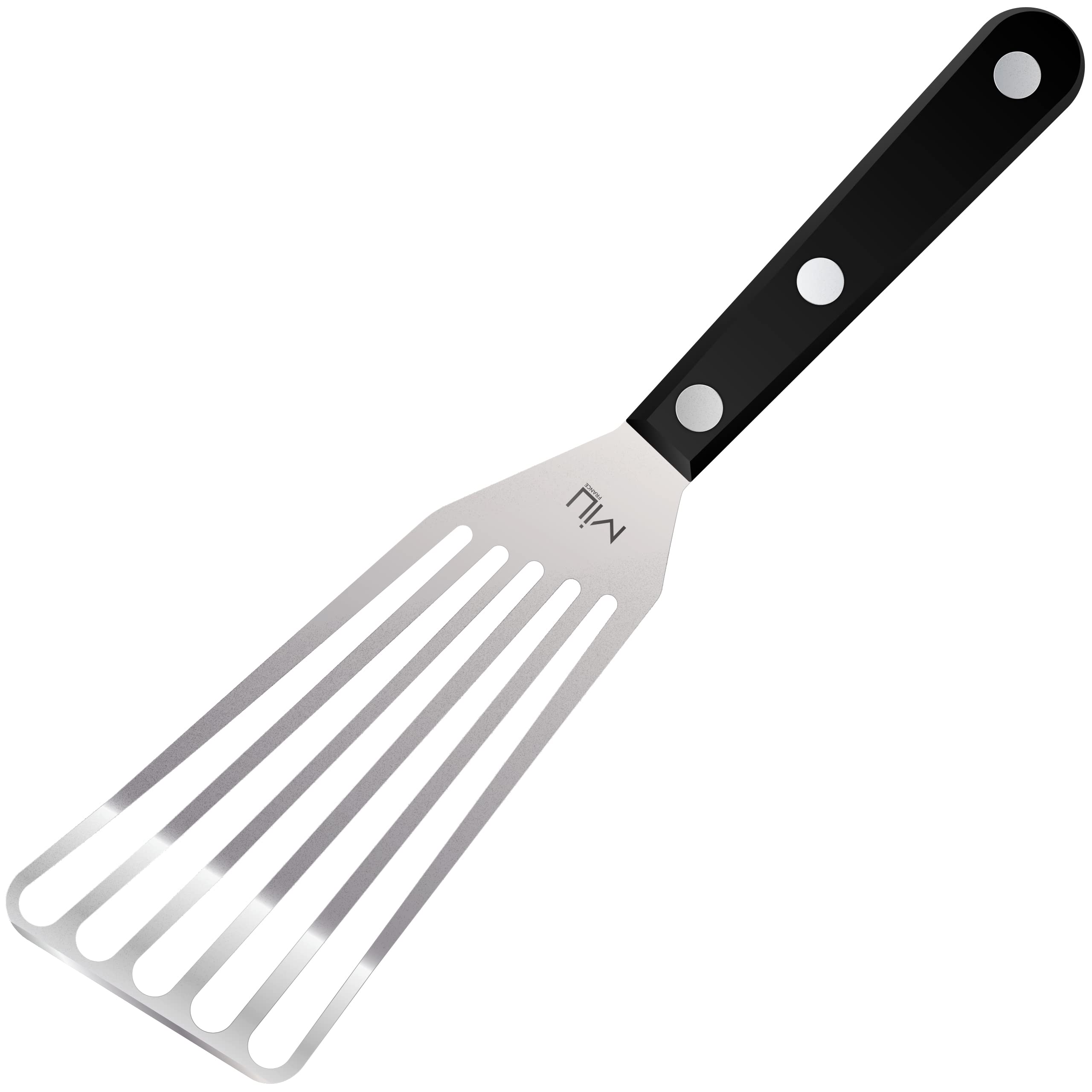 Premium Stainless Steel Fish Spatula with Slotted Design - Professional Kitchen Turner for Flipping Fish, Burgers & Pancakes - Ideal for Grilling, Cooking & Serving
