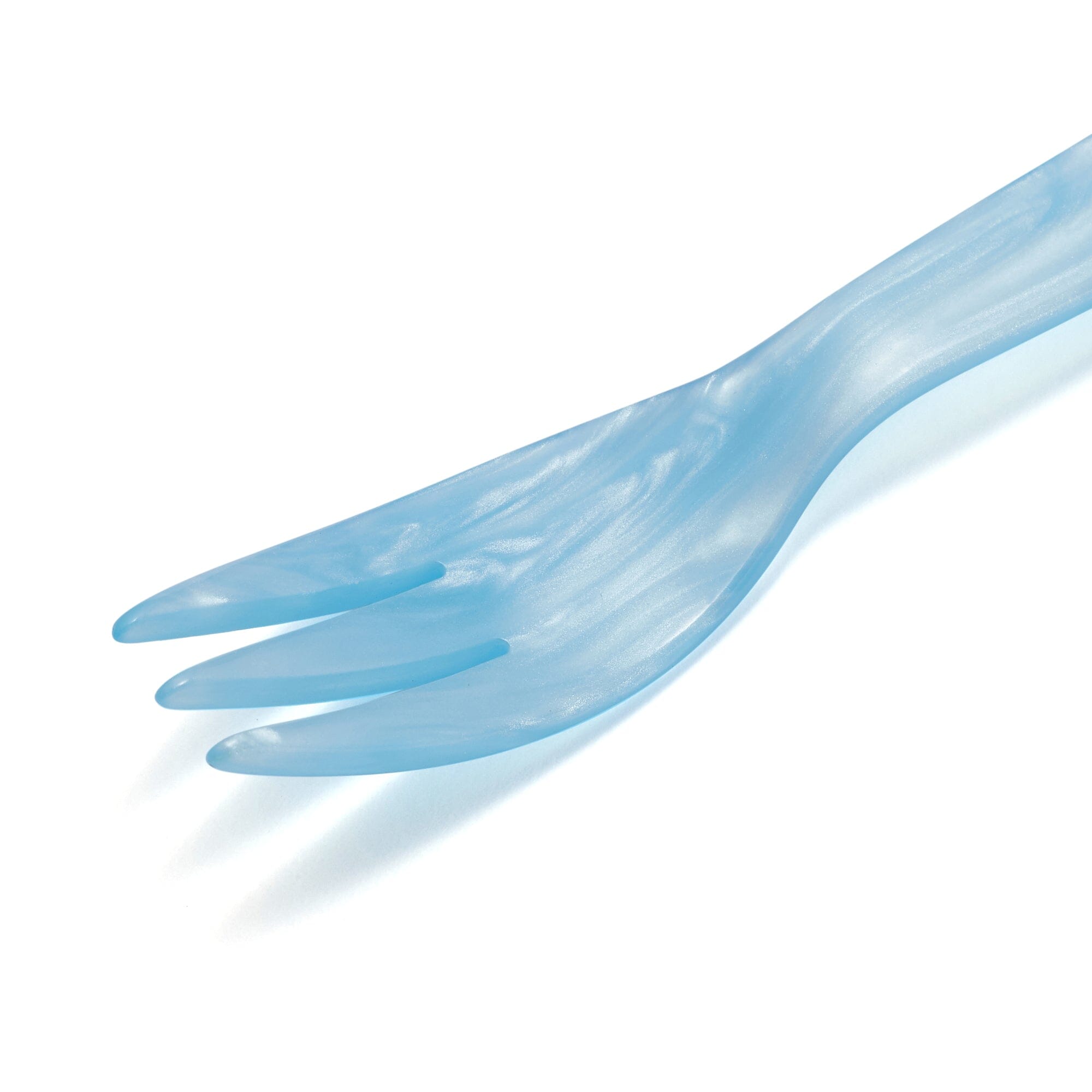 Blue Marble Dessert Fork - Elegant & Durable Cake Pastry Cutlery for Parties, Weddings, and Fine Dining