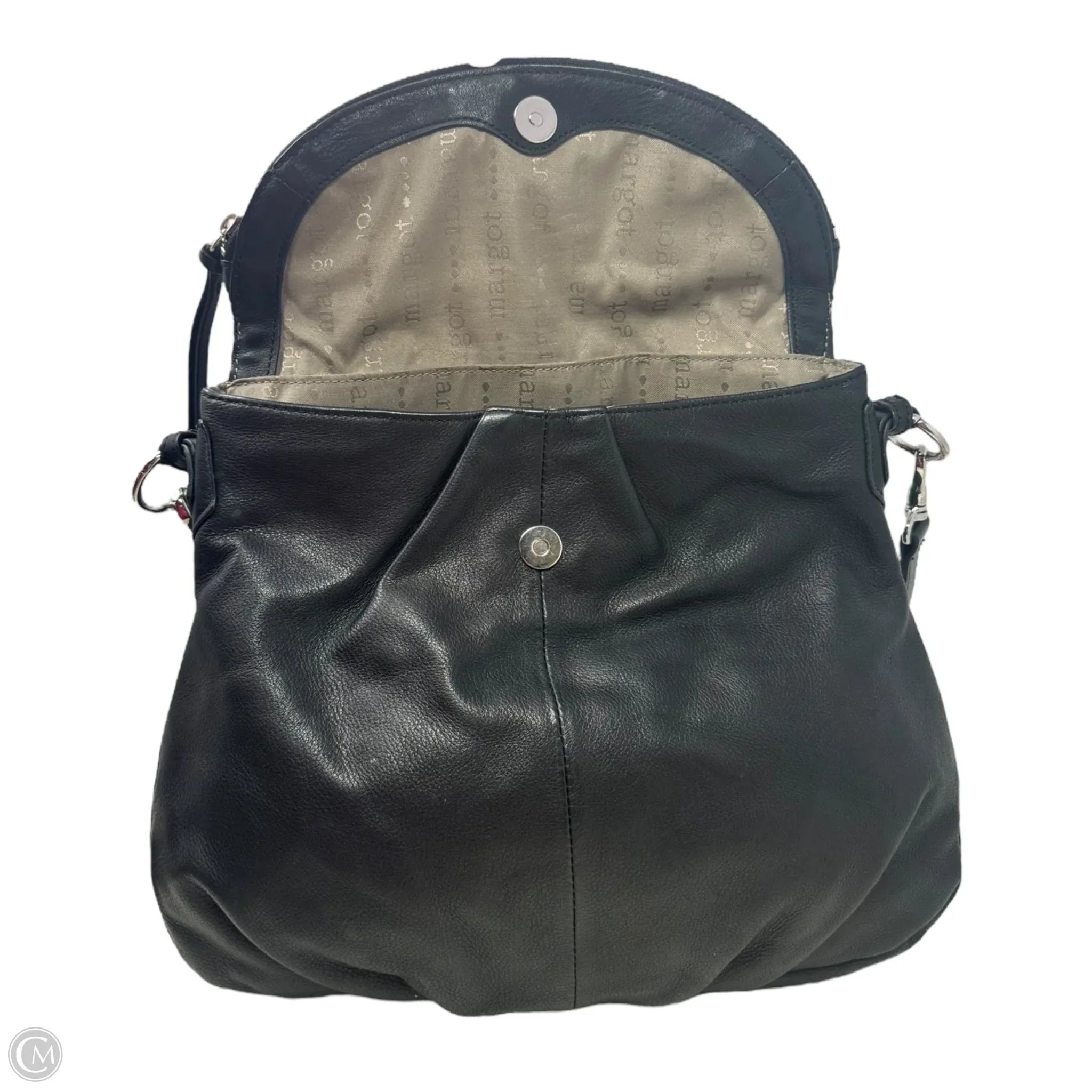Stylish Adele Foldover Crossbody Handbag - Genuine Leather by Margot - Medium Size for Women - Perfect for Work, Travel & Everyday Use