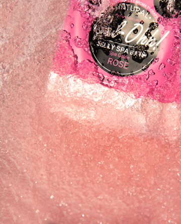 AVRY BEAUTY Rose Jelly Spa Bath - Hydrating & Relaxing Bath Soak for Soft Skin | Perfect for Self-Care Nights & Stress Relief