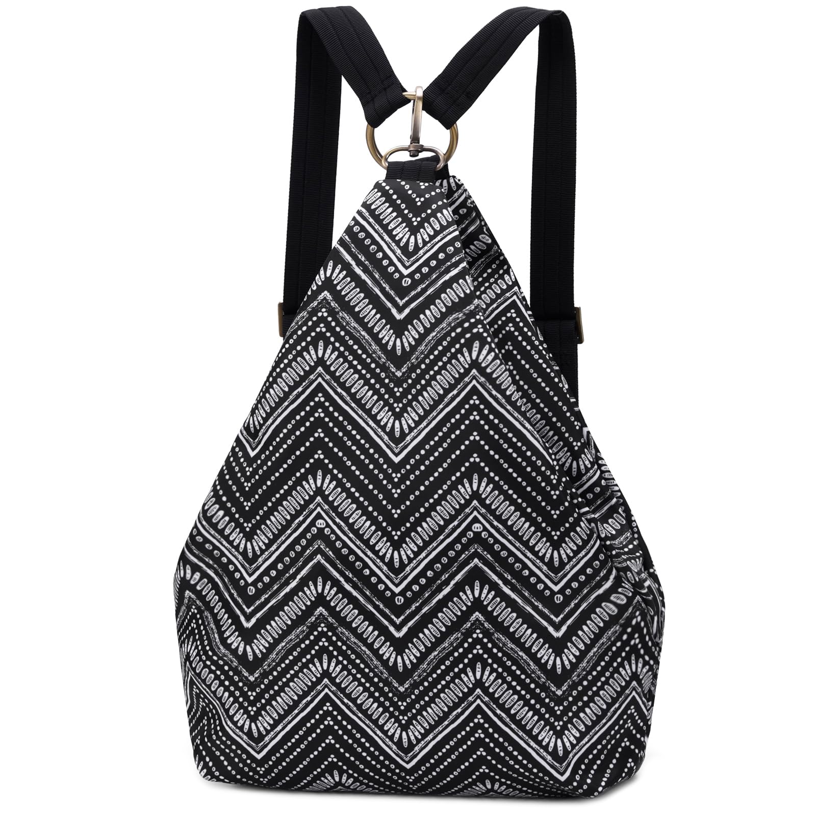 Bohemian Style Black Butterfly Premium Backpack for Women - Fashionable Small Casual Daypack & Purse (40-Black) - Perfect for Travel, Work, School & Daily Use