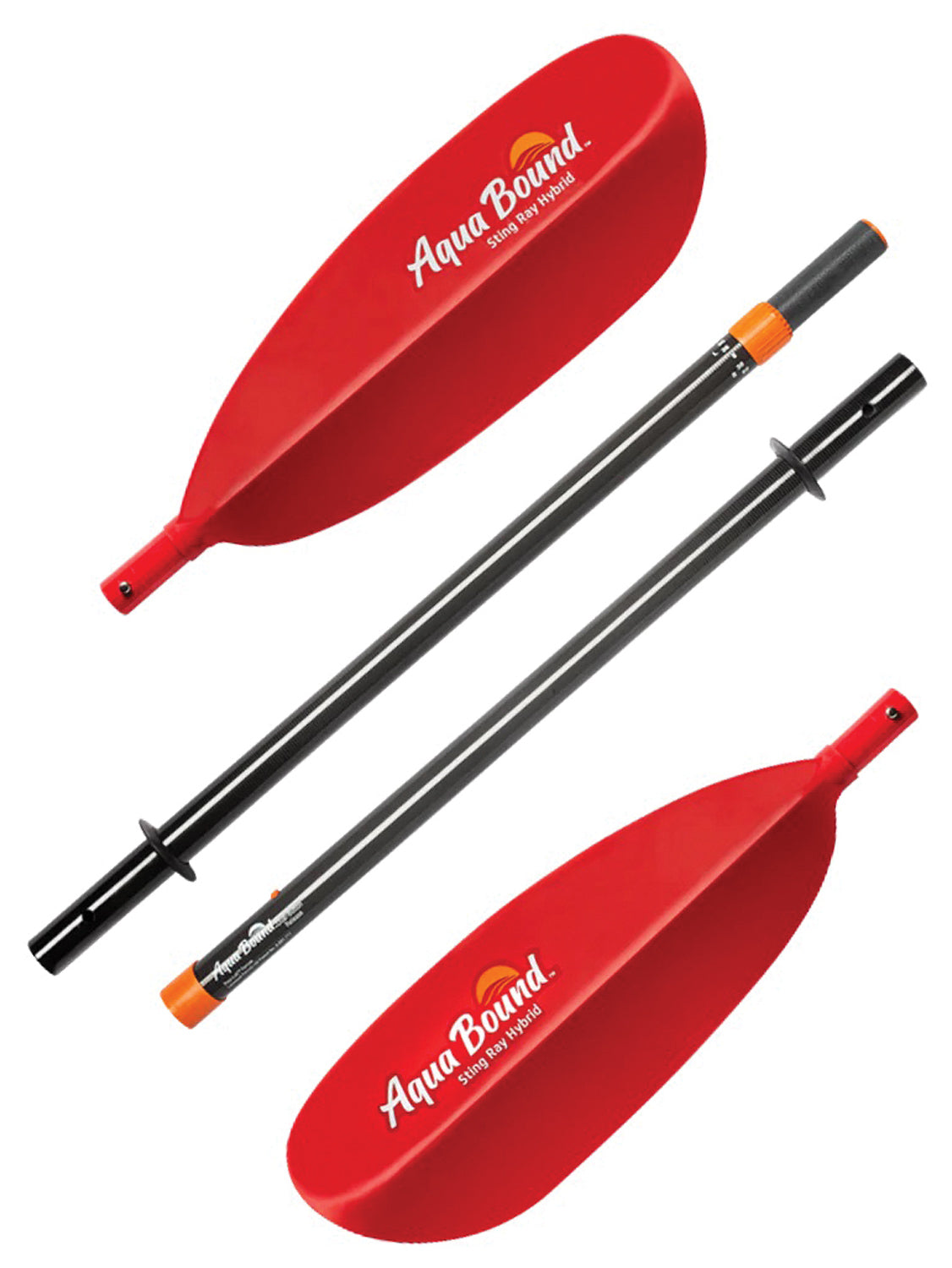 Aqua Bound Stingray Hybrid Posi Lock 220 - Premium Kayak Paddle for Touring & Recreational Kayaking | Lightweight Carbon Shaft & Durable Blade | Perfect for Lakes, Rivers & Coastal Waters