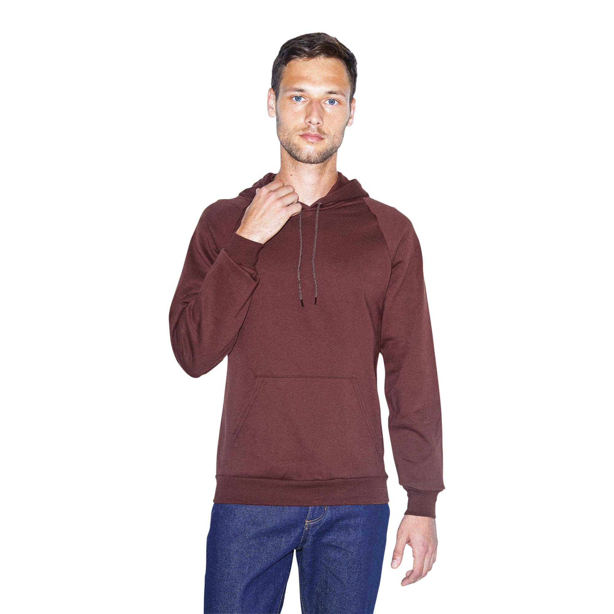 American Apparel Men's California Fleece Long Sleeve Pullover Hoodie - Soft & Warm Winter Casual Wear for Men | Perfect for Outdoor Activities, Gym & Lounge