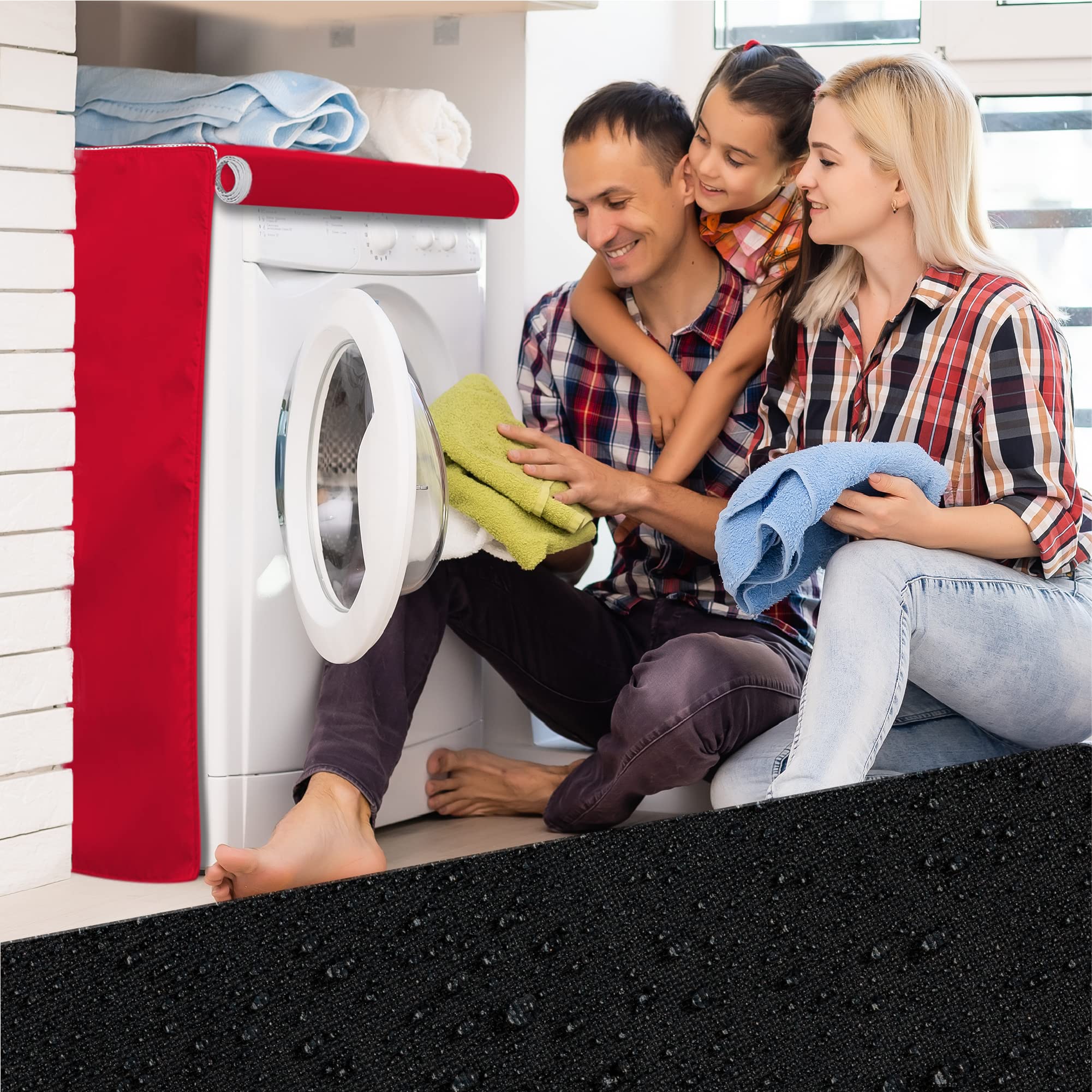 Premium BlueStars Washing Machine Cover - Waterproof & UV Resistant for Top-Load & Front-Load Washers & Dryers (29
