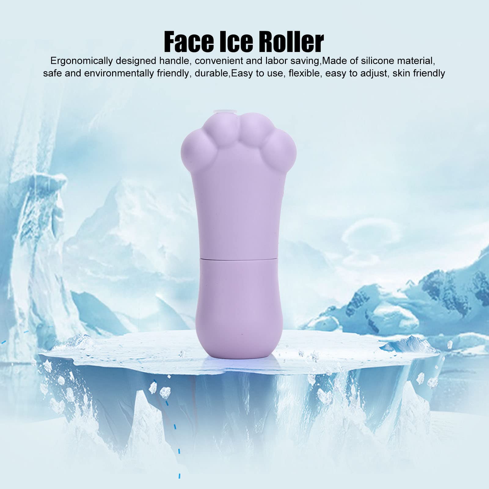 Cat Claw Ice Roller for Face, Eyes & Neck - Silicone Facial Massager & Skin Care Tool | Reduce Puffiness & Dark Circles | Perfect for Beauty Salons & At-Home Skincare Routine