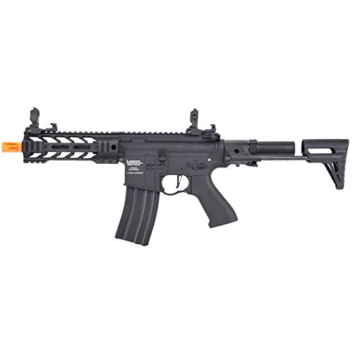 Lancer Tactical ProLine Battle Hawk PDW Airsoft AEG Rifle - 350 FPS Low Velocity, Black with Deans Connector | Perfect for CQB, Training & Tactical Games