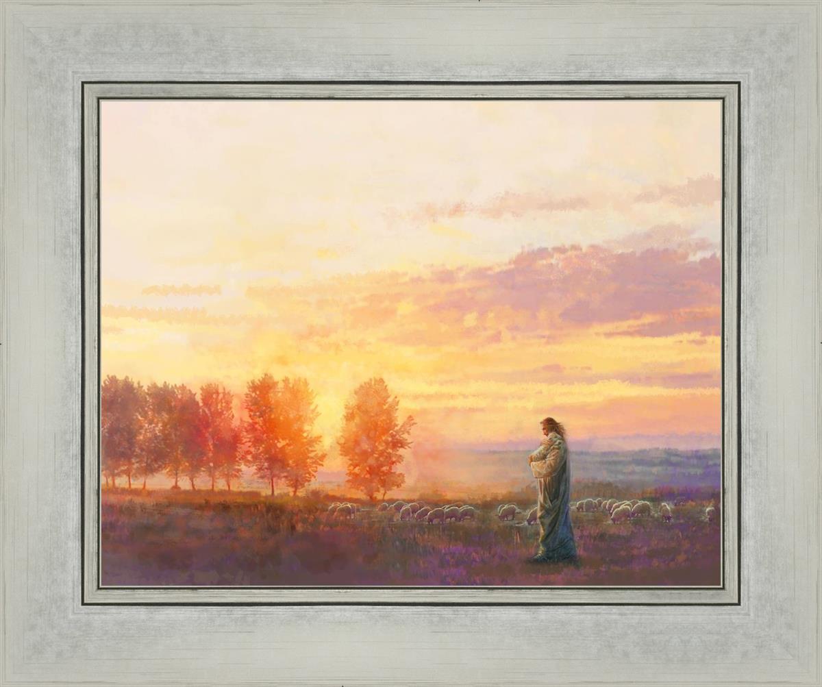 Eventide By Yongsung Kim - Premium Christian Wall Art for Home & Church Decor | Inspirational Bible Verse Canvas Painting | Perfect for Living Room, Bedroom & Worship Spaces