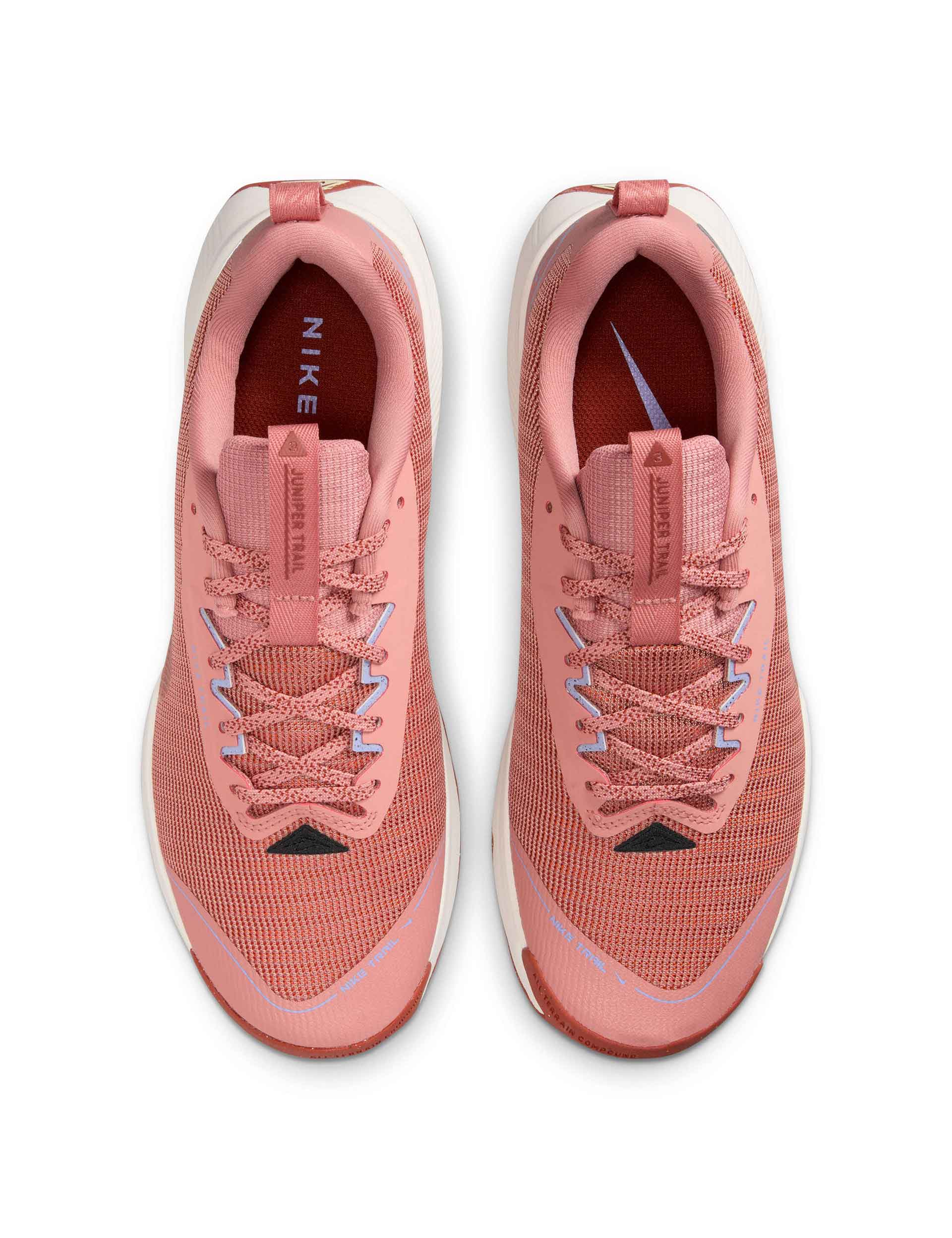 Juniper Trail 3 Running Shoes - Red Stardust/Alabaster/Mars Stone Color - Lightweight & Durable for Hiking, Trail Running & Outdoor Adventures