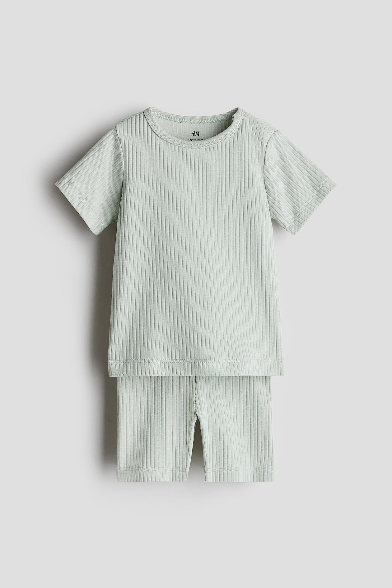 2-Piece Ribbed Cotton Lounge Set for Women - Soft & Comfortable Pajama Set - Perfect for Sleepwear, Relaxing at Home, and Lounging