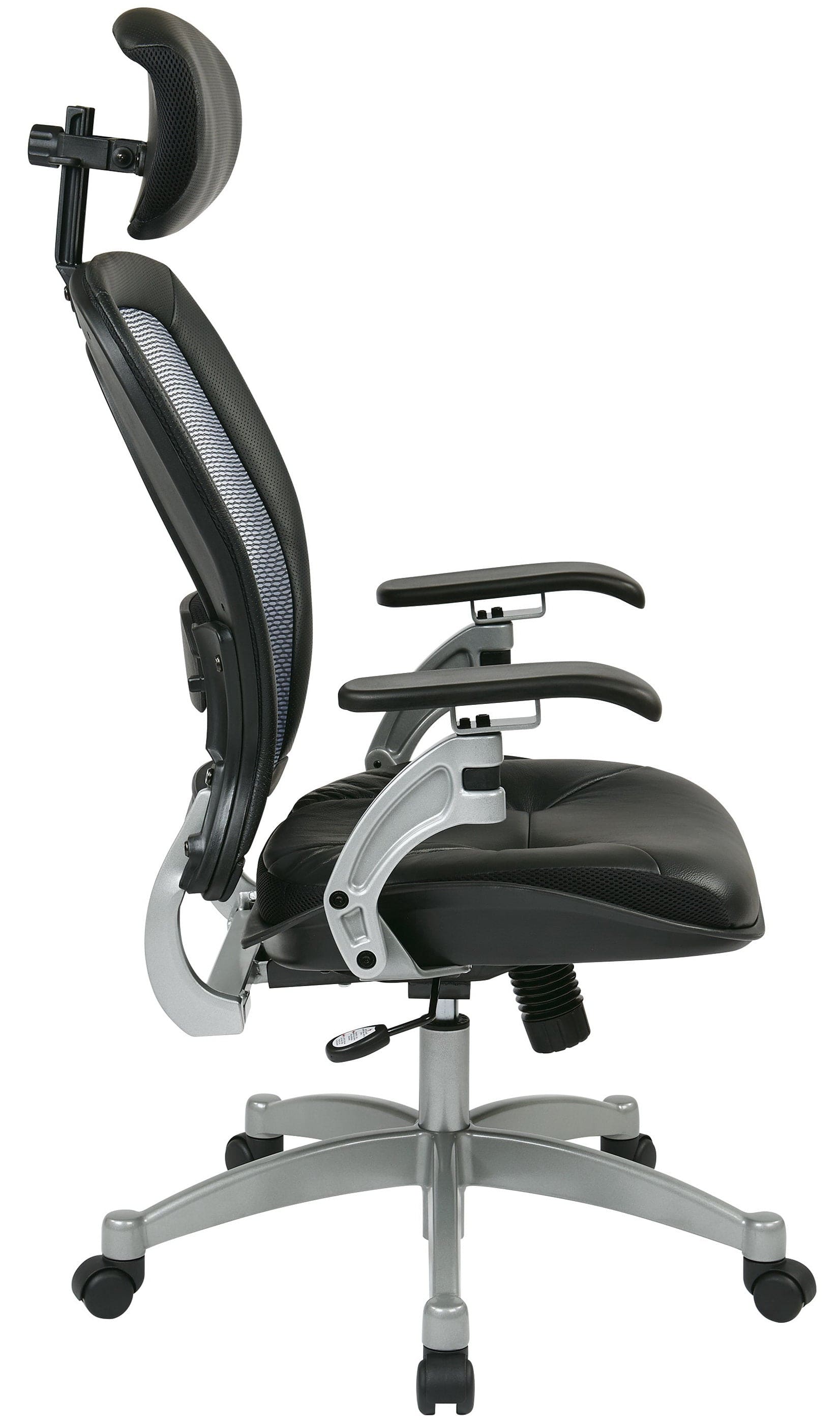 Ergonomic Mesh Office Chair with Adjustable Headrest & Lumbar Support - Breathable High Back Computer Desk Chair for Home & Office Workspaces - Ideal for Long Hours of Sitting, Gaming & Remote Work
